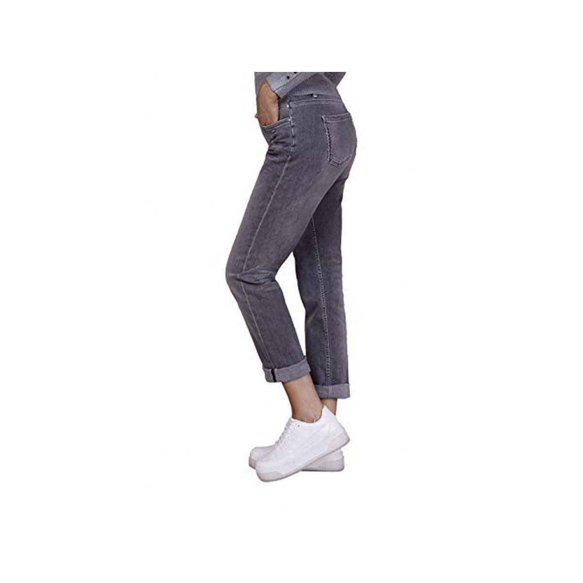 BLUE 5-Pocket-Jeans (1-tlg) FIRE grau