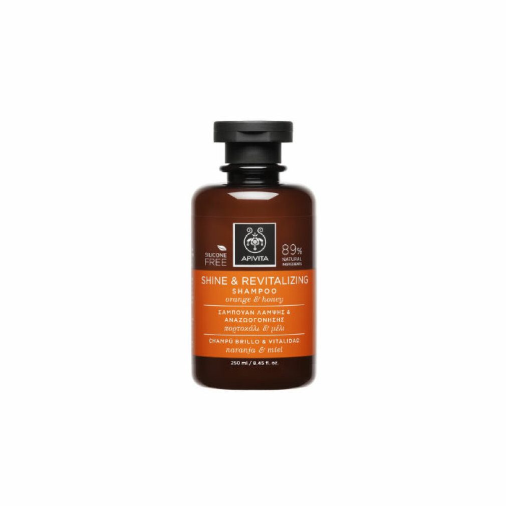 Apivita Haarshampoo Glanz und revitalisierendes Shampoo mit Orange und Honig 250ml
