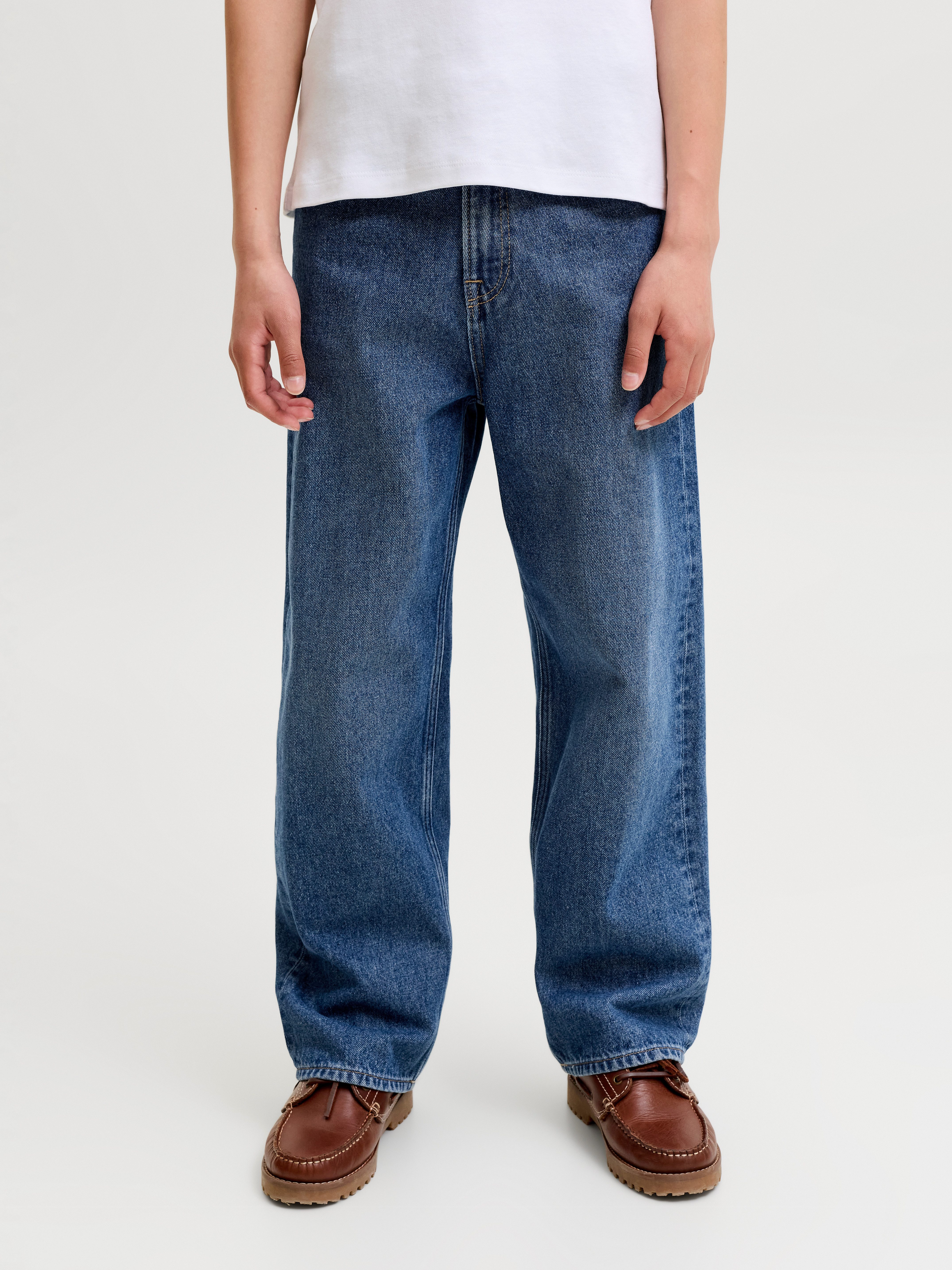 Jack & Jones Junior Relax-fit-Jeans JJIALEX JJORIGINAL AKM 367 NOOS JNR Baumwolle, relaxed fit