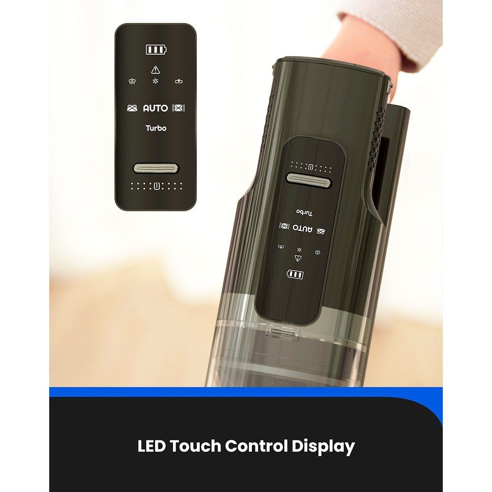 Proscenic Handstaubsauger bis Laufzeit, automatische Entleerungsstation, 450,00 Touchscreen zu 60Min S3, W