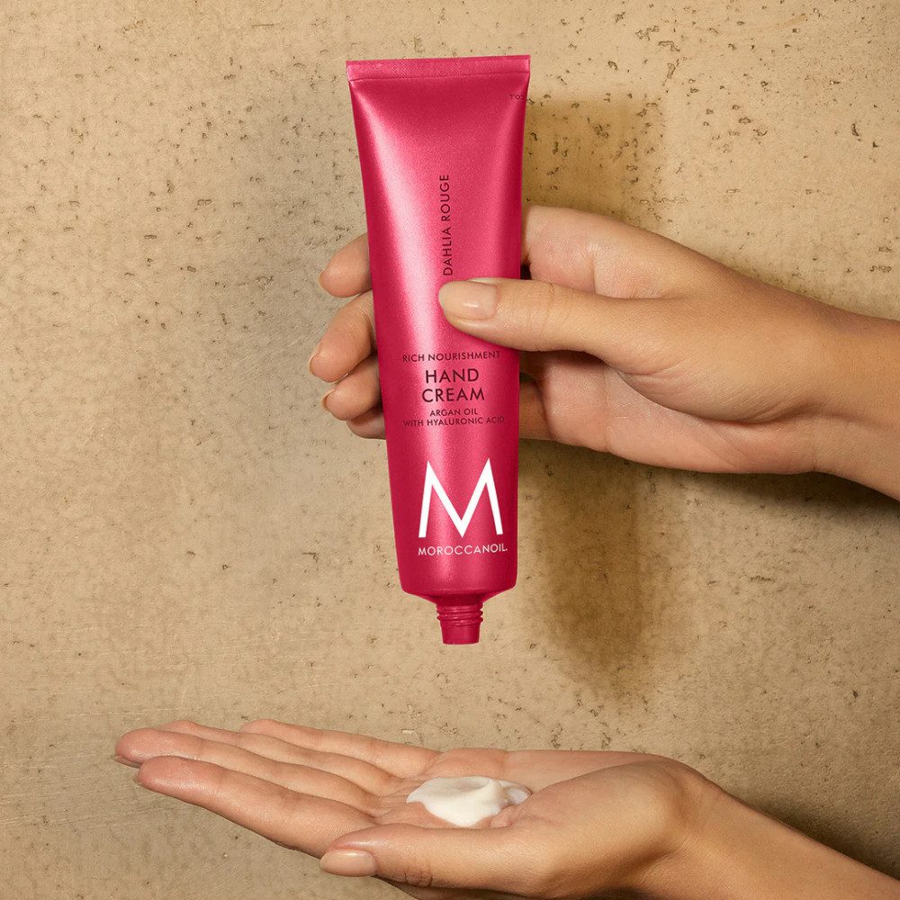 moroccanoil Handpflege-Set Dahlia Rouge Handcare Set - Hand Wash + Hand Cream, 2-tlg., mit Arganöl angereichert