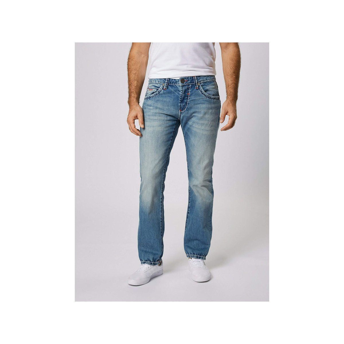 CAMP DAVID 5-Pocket-Jeans hell-grau (1-tlg), Gutes  Preis-Leistungs-Verhältnis