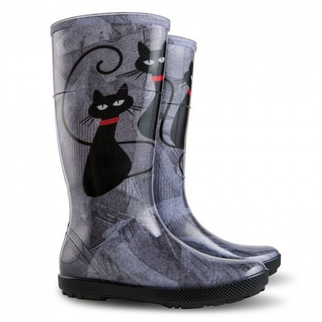 Gummistiefel Regenstiefel HAWAI LADY EXCLUSIVE KATZE Gummistiefel