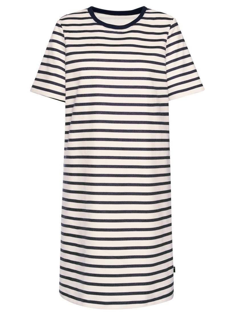 Trigema Jerseykleid TRIGEMA Sweatkleid mit Ringelmuster (1-tlg)