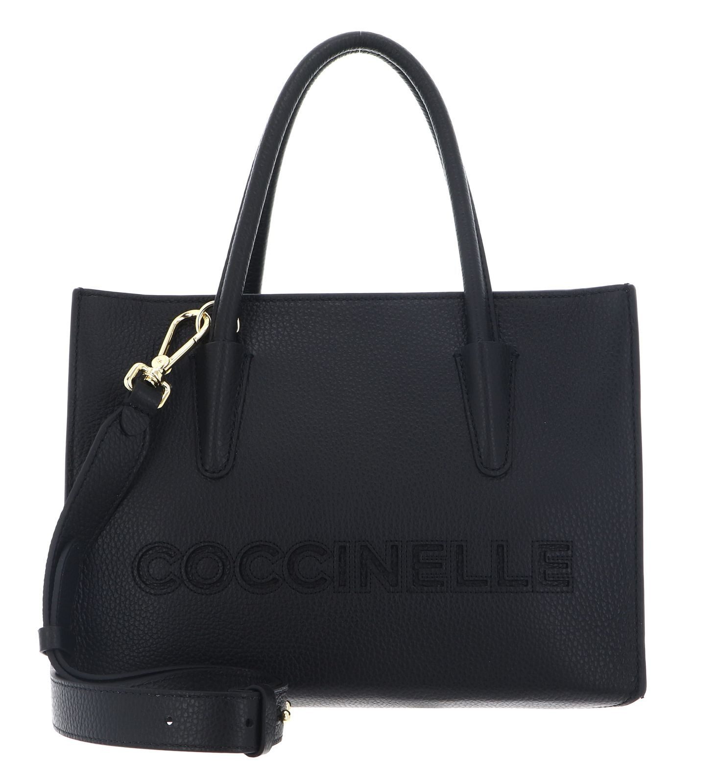 COCCINELLE Handtasche Handbag Grained Leather, aus echtem Rindsleder