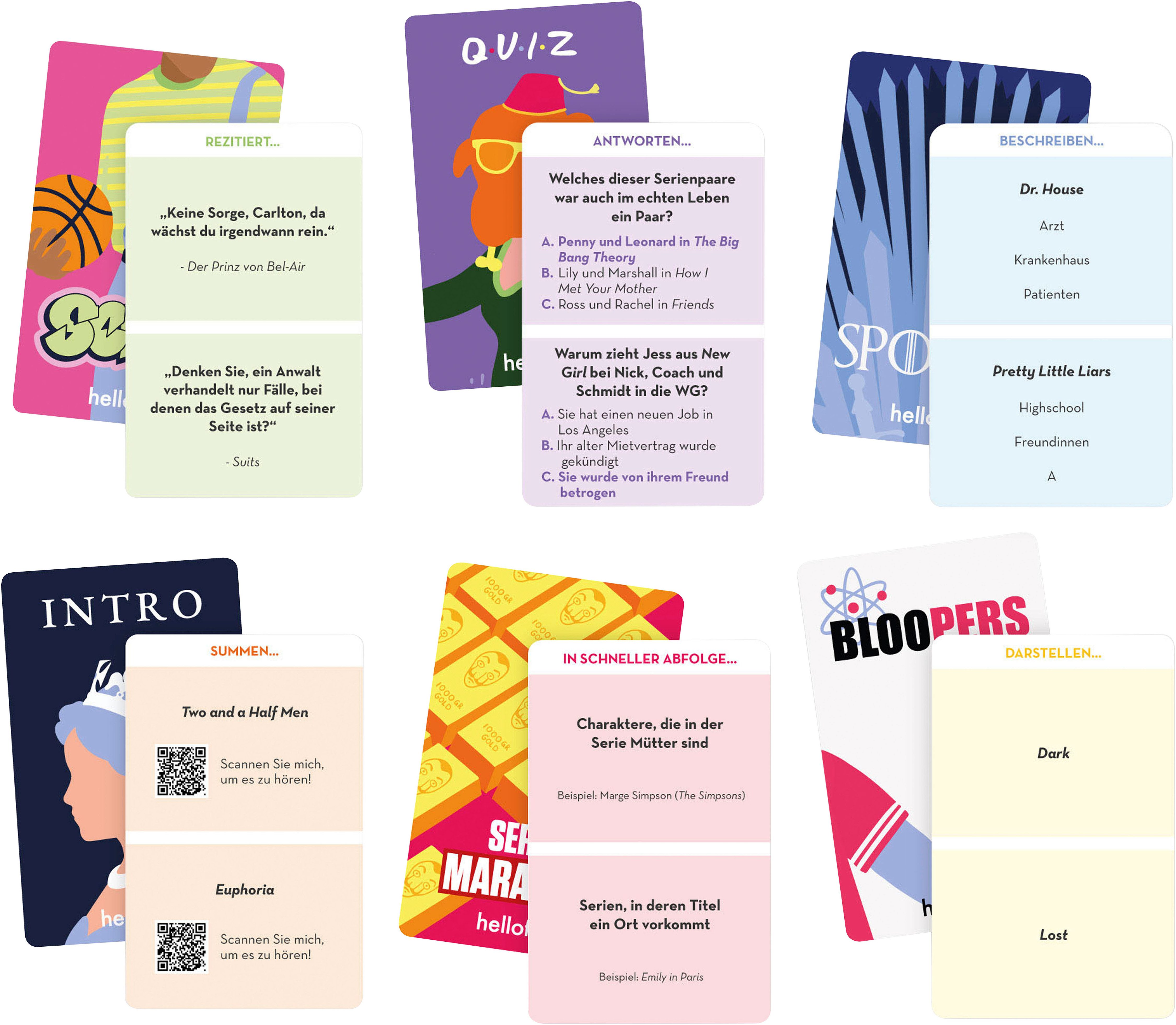 hellofun! Spiel How I met your Series, Partyspiel