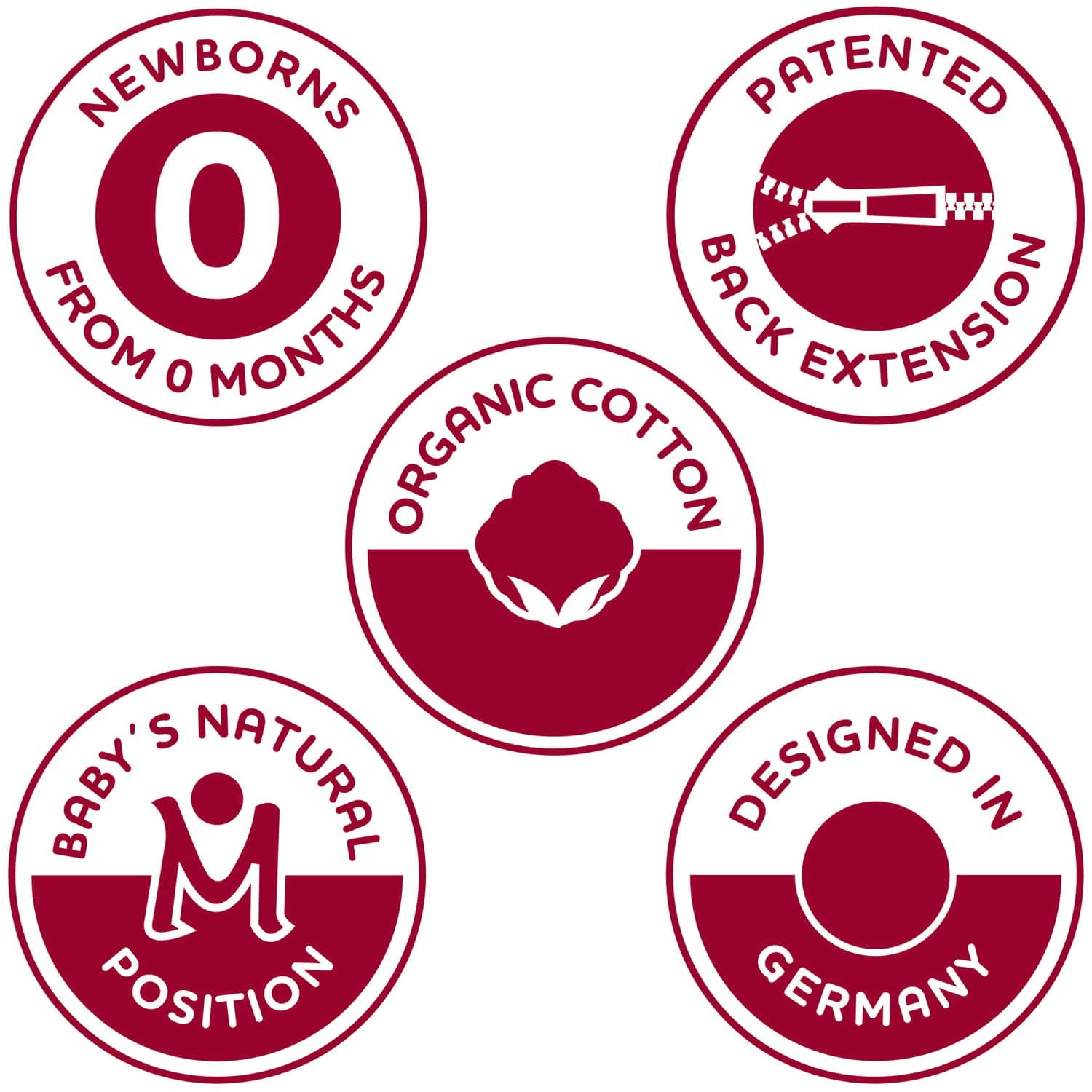 manduca Babytrage manduca Babytrage XT Leo, Verwendbar ab Geburt für Kinder mit 3,5 bis 20 kg Körpergewicht