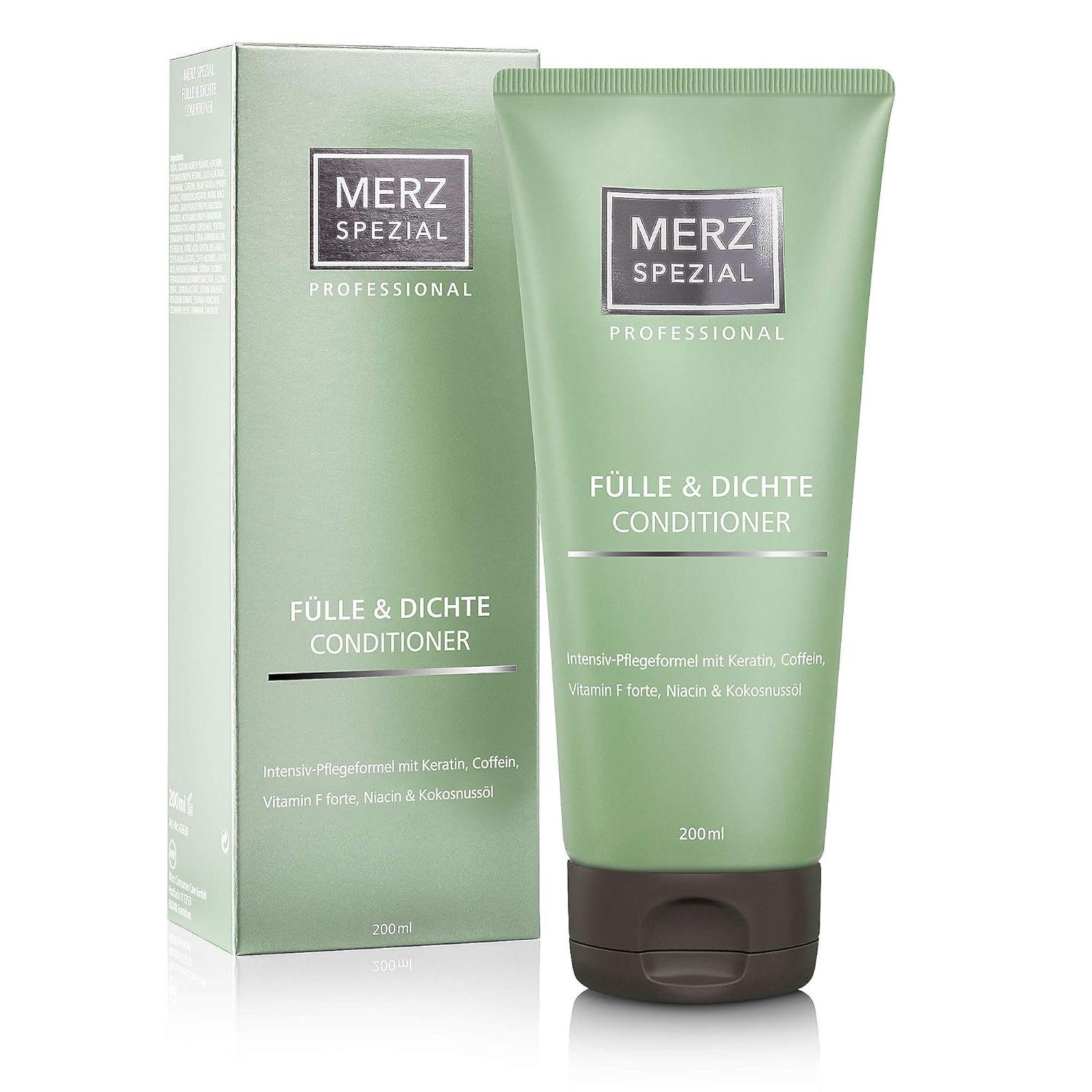 Merz Spezial Professional Haarspülung Conditioner Fülle & Dichte - mit Keratin und Koffein, 1-tlg., für weniger Haarbruch und geschmeidiges Haar
