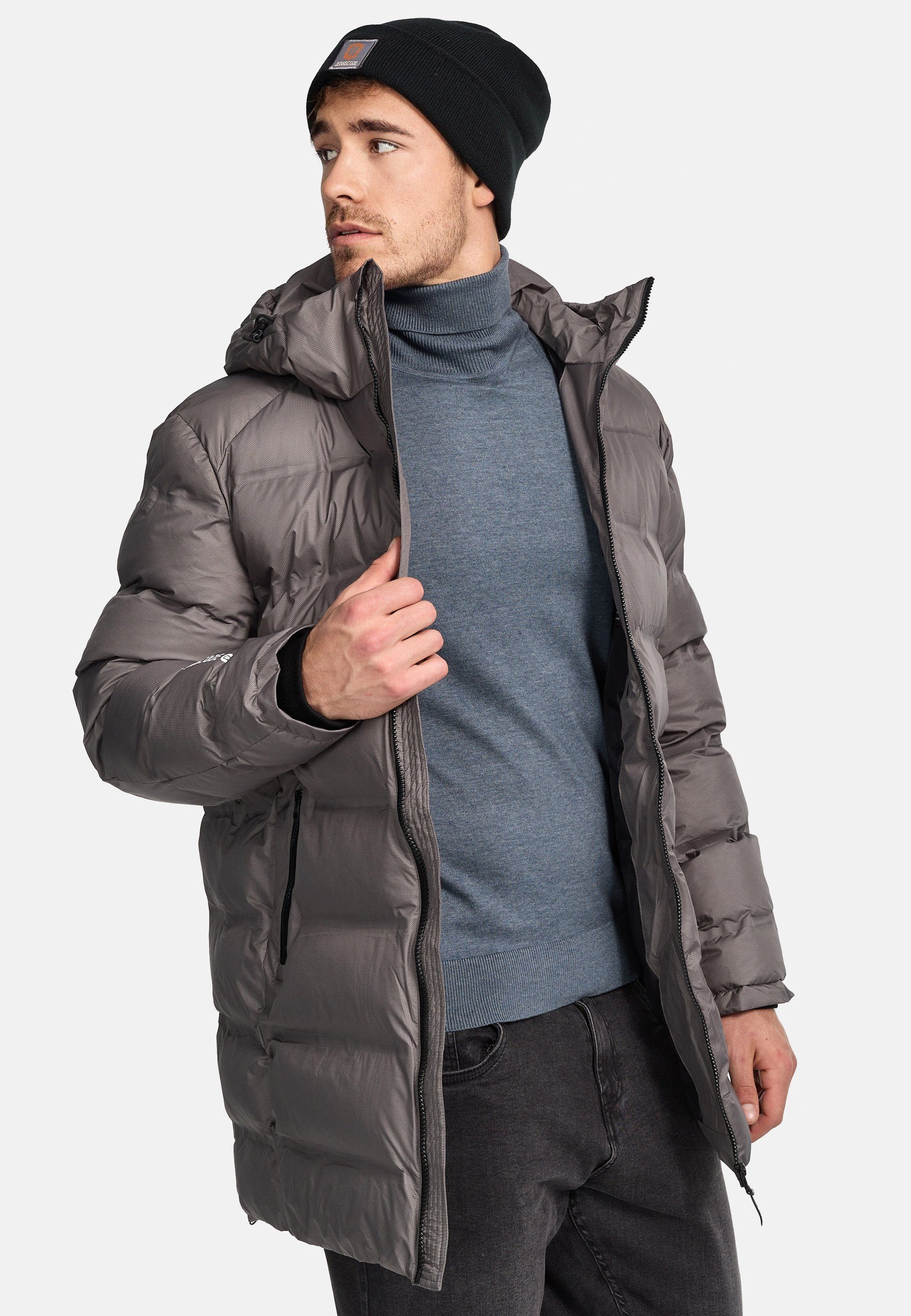 Indicode Winterjacke Herren Parkkish Jacke Winter Herrenjacke