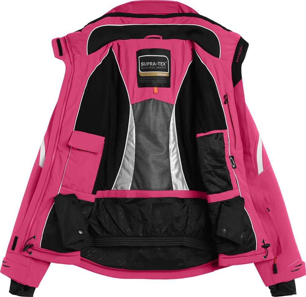 Bergson Skijacke SNOWTASTIC Damen Skijacke, wattiert, 20000mm Wassersäule, Normalgrößen, pink