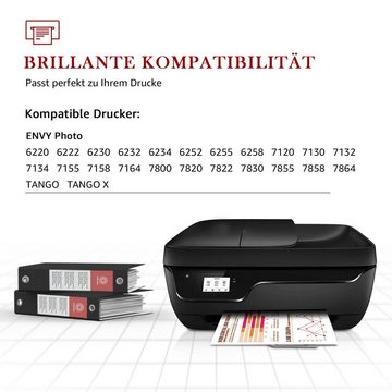 Toner Kingdom Kompatibel für HP 303 XL 303XL Tintenpatrone (Envy Photo 6230 6258 7120 7130, 7832 7855 7858 7864 Tango, Tango X Drucker)