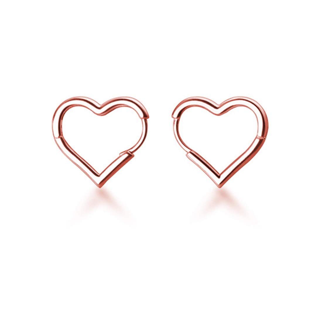 POCHUMIDUU Paar Ohrhänger Ohrringe für Frauen Teenager Mädchen Süße Liebe Herz Ohrring Tropfen (2-tlg., Legierungen), Geschenke für Mädchen und Frauen