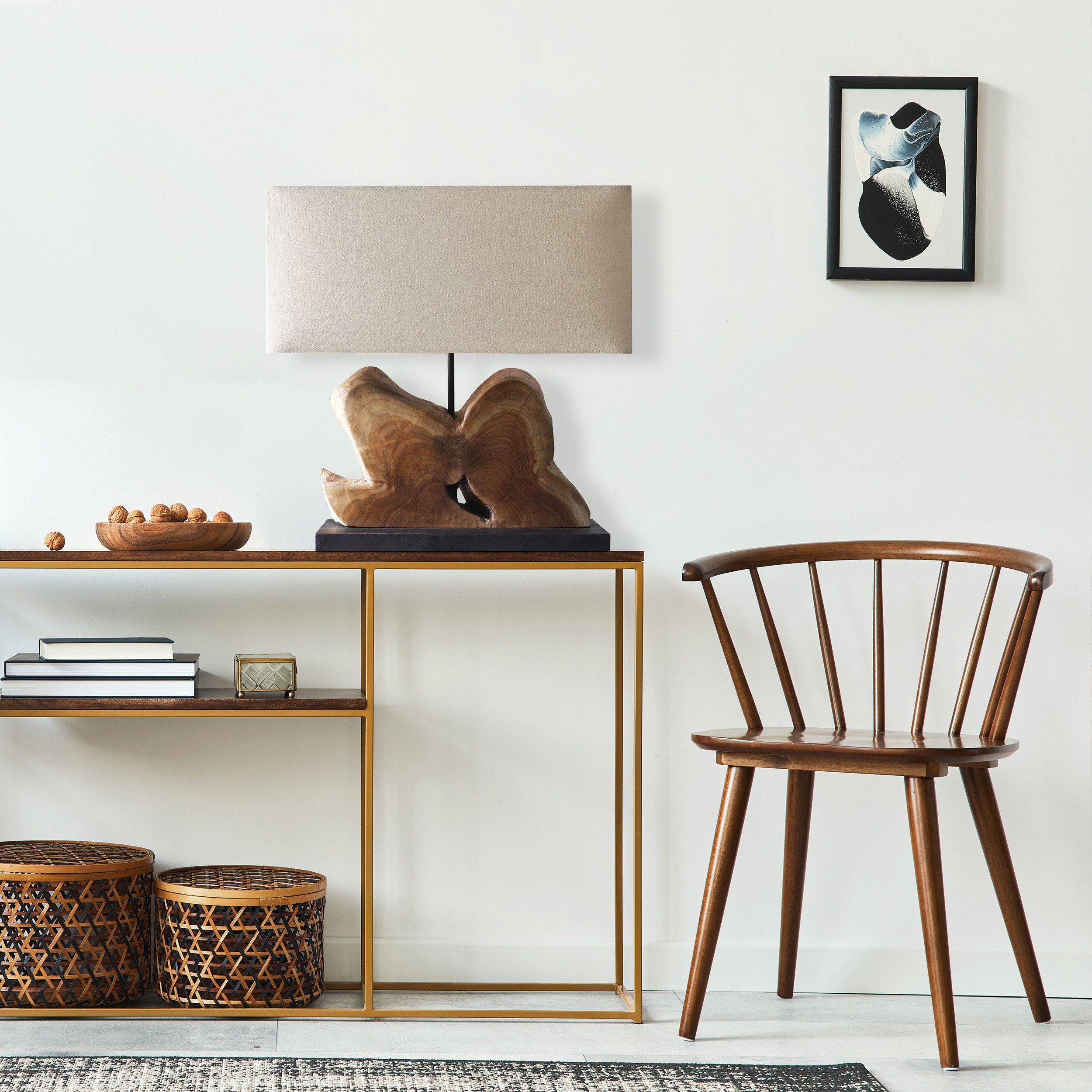 SalesFever Tischleuchte Treibholz, ohne Leuchtmittel, handgefertigt günstig online kaufen