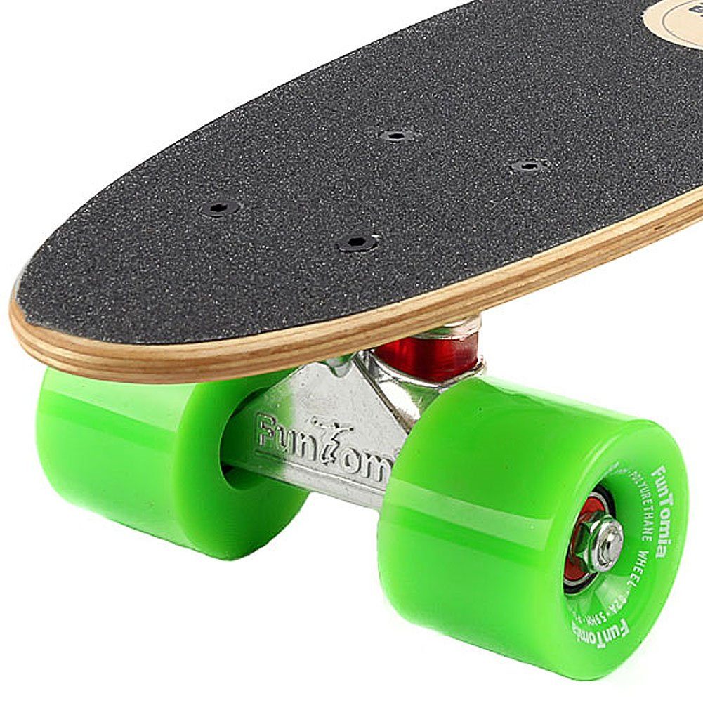 Sport Skateausrüstung FunTomia Miniskateboard Mini-Board Skateboard mit Mach1 ABEC-9 Kugellager aus 7 Schichten Ahornholz