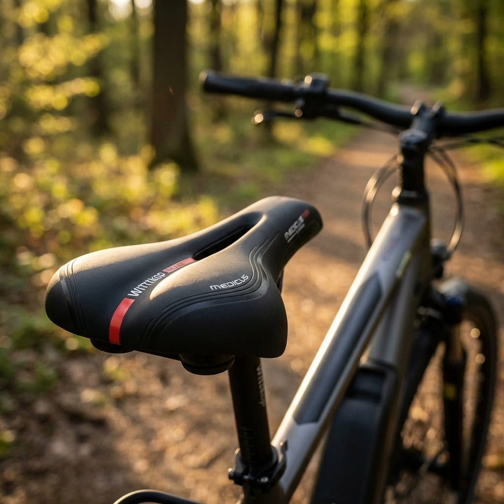 Wittkop Fahrradsattel Wittkop Sättel TWIN Medicus 2.0 Trekking Maße: 245x175mm ohne Kloben a