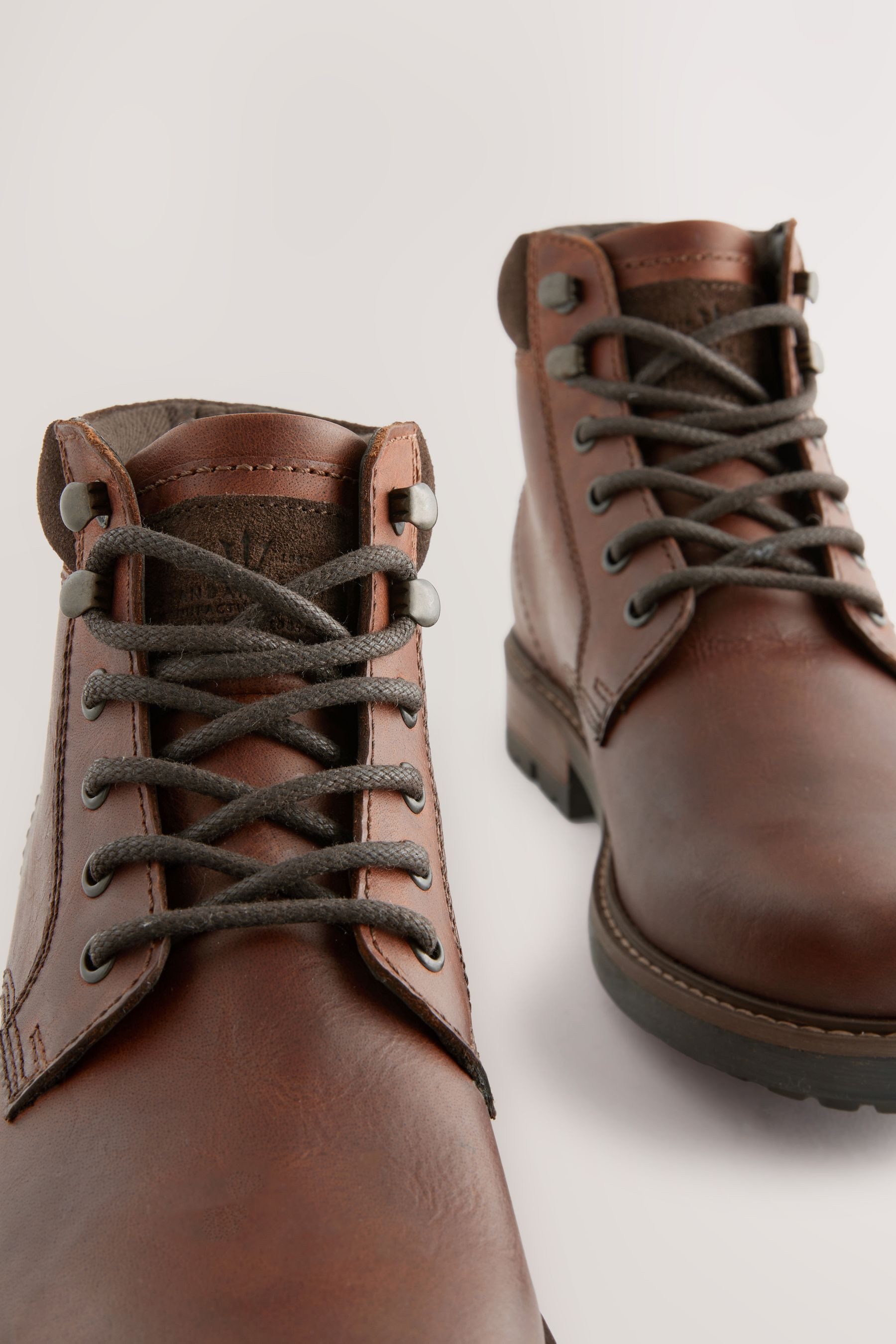 Next Lederstiefel Schnürstiefel (1-tlg)