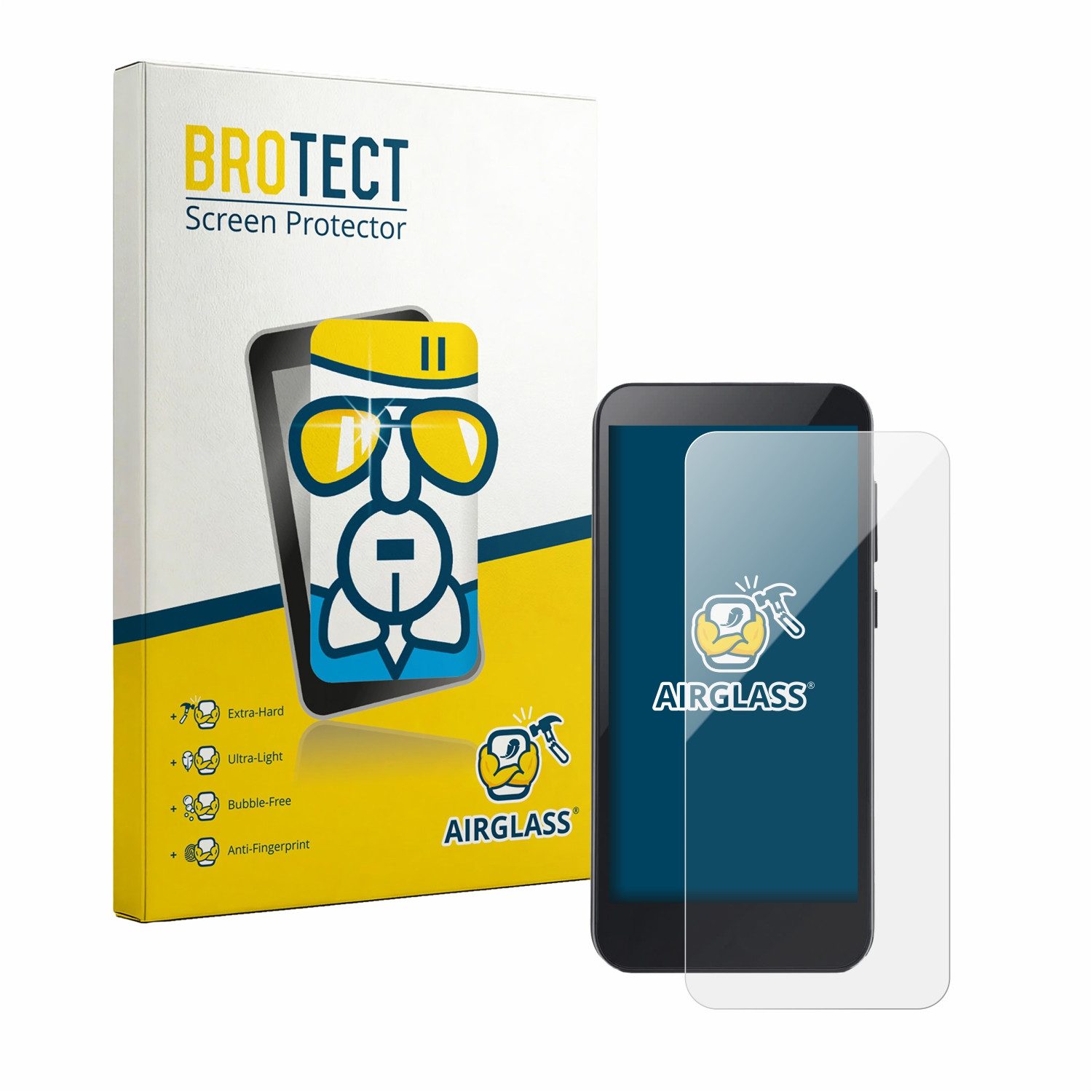 BROTECT Displayschutzglas Folie für Omnipod 5, Schutzfolie Glas Panzer Display Schutz klar