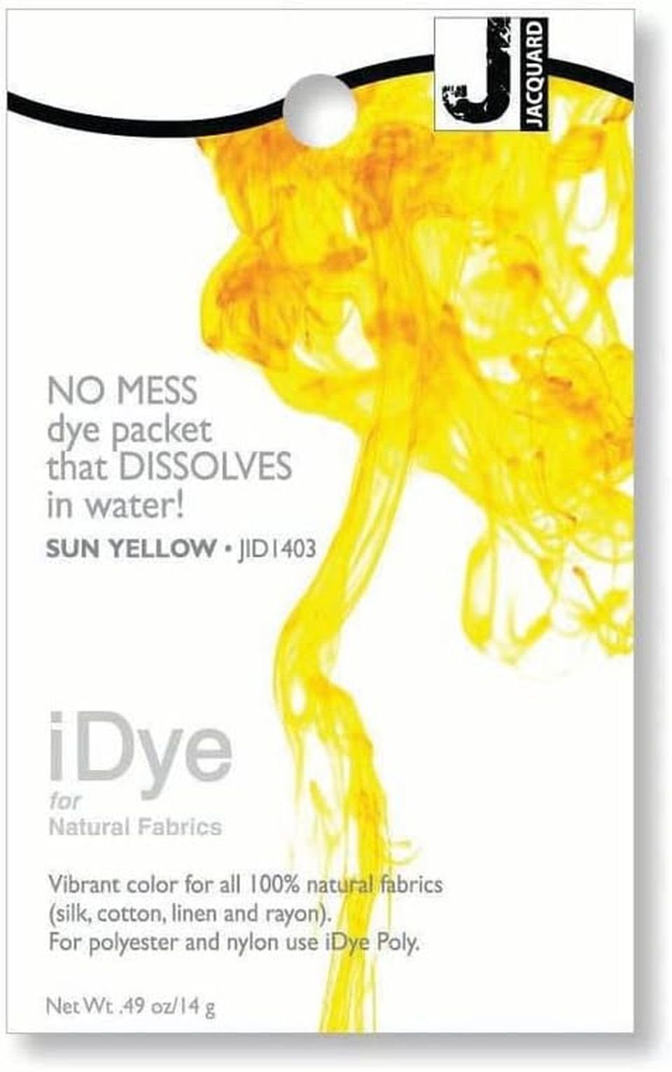 Jacquard Textilfarbe iDye Natural, Färbemittel für Naturgewebe, 14g