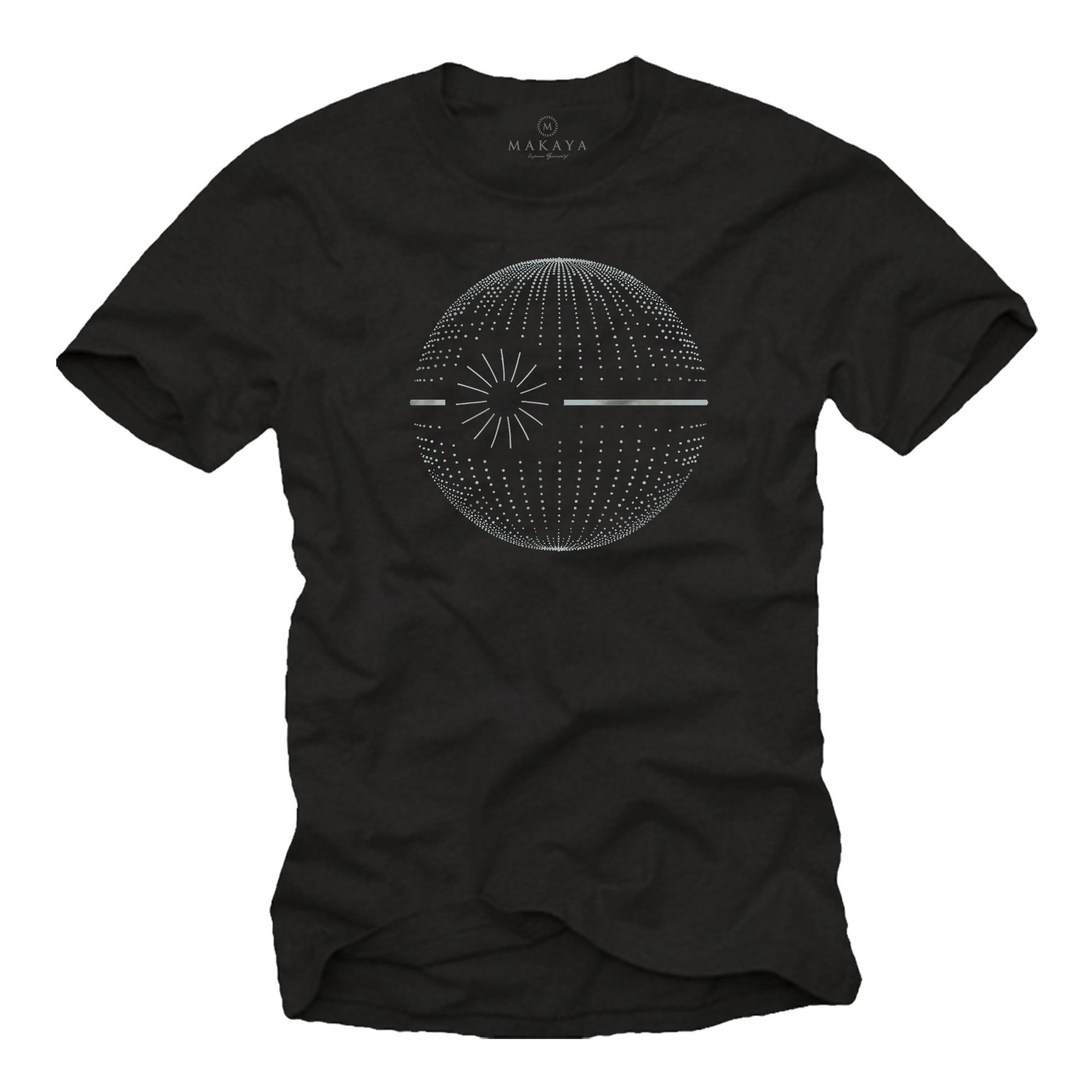 T-Shirt Herrenshirt mit Retro Space Motiv – Lustiges Sci-Fi Funshirt
