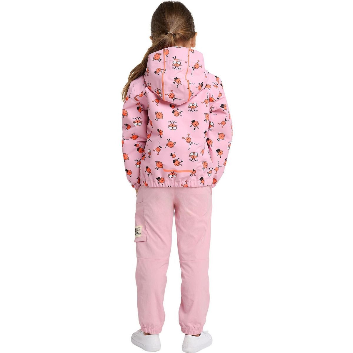 Jack Wolfskin Hardshelljacke Smileyworld 2L AOP Jacket K Eine wasserdichte, winddichte und atmungsaktive Shell für Kinder, die