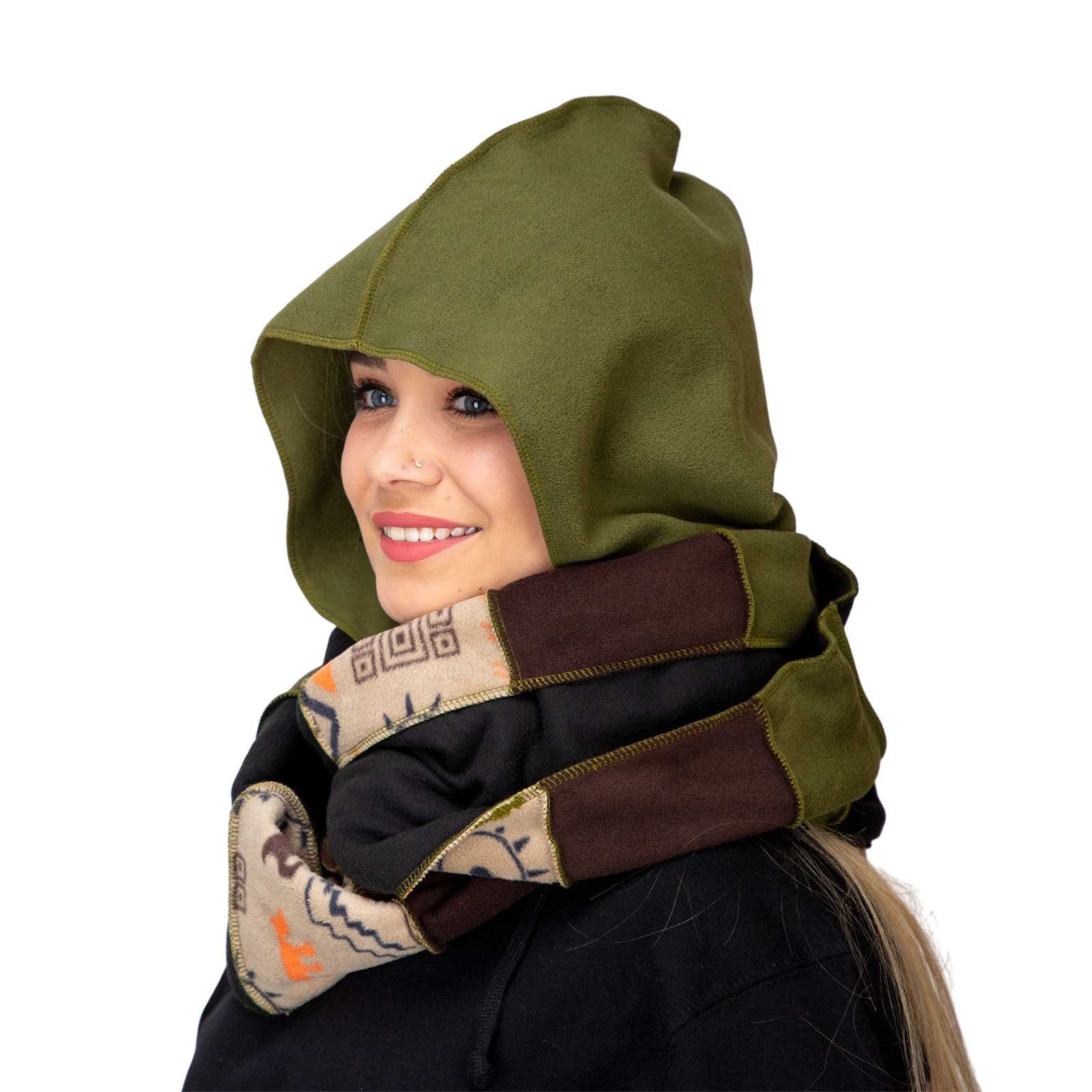 Sturmhaube Für Damen & Herren – Winddicht, Mit Fleece-Futter – Als Wintermütze, Balaclava Oder Kapuzen-Schal Vielseitig Nutzbar