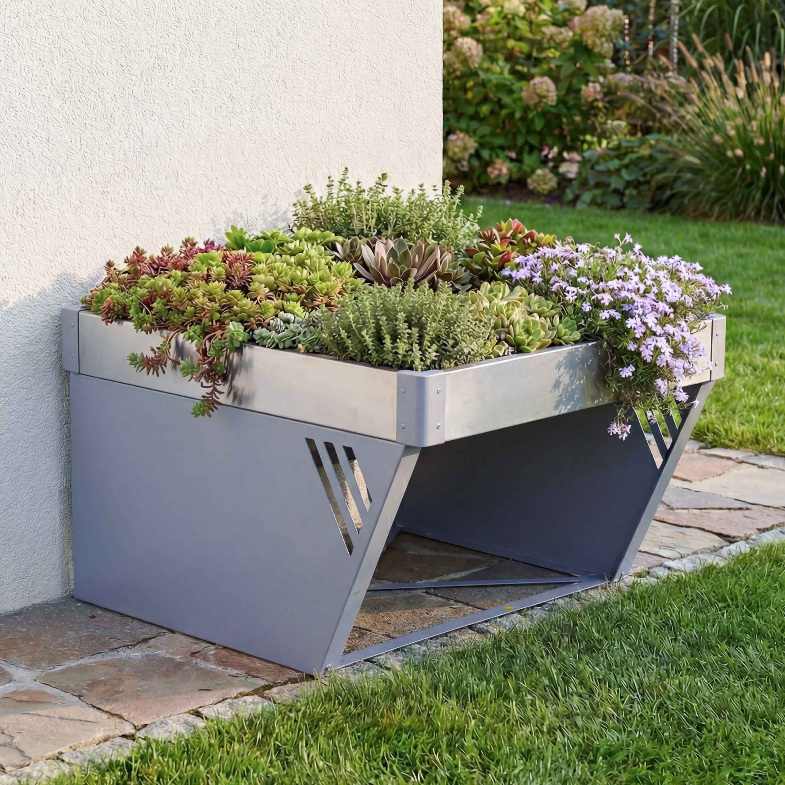 MCW Mähroboter-Garage MCW-P41, BxTxH: 60x70x38 cm, Robuster Wetterschutz für den Mähroboter, Zeitlos elegante Optik