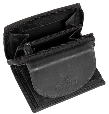 MUSTANG Geldbörse Udine leather wallet top opening, im praktischen Format