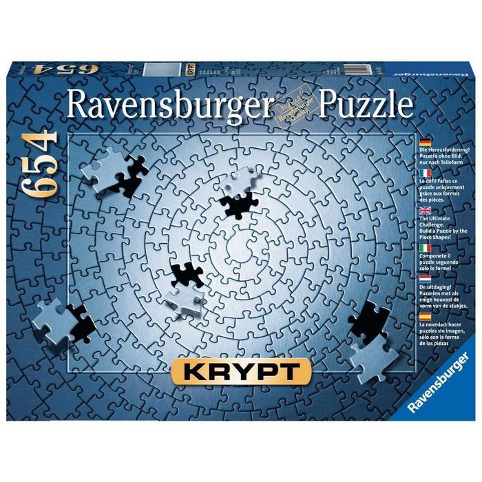 Ravensburger Puzzle Pz.Krypt Silber 654Teile Puzzleteile