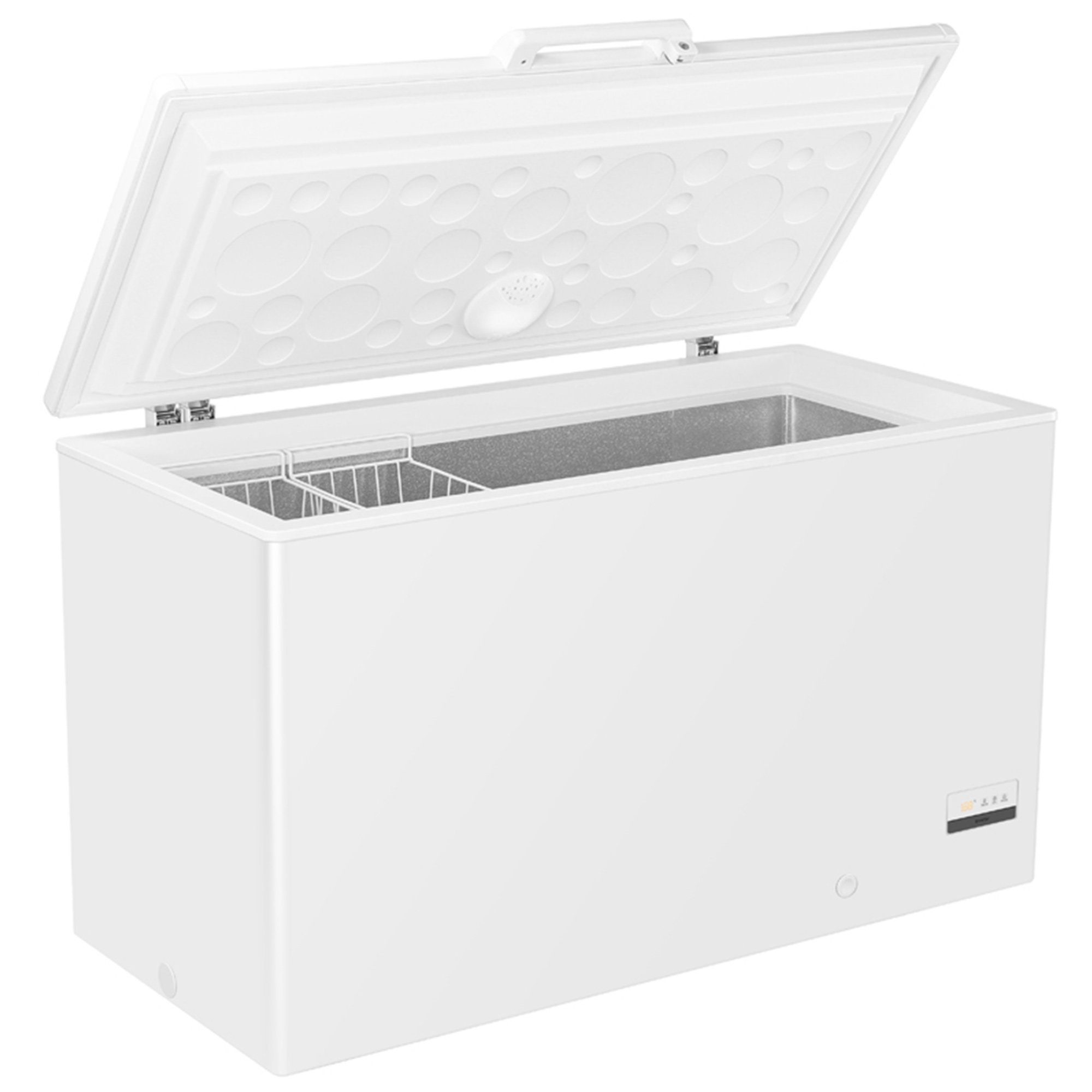 Haier Gefriertruhe HCE321T, 141 cm breit, 319 l, Innenbeleuchtung, optisches Warnsignal, Digitales Display