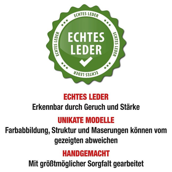 COLOGNEBELT Ledergürtel E58-GE Schlicht dennoch modern mit Dornschließe MADE IN GERMANY PE11856