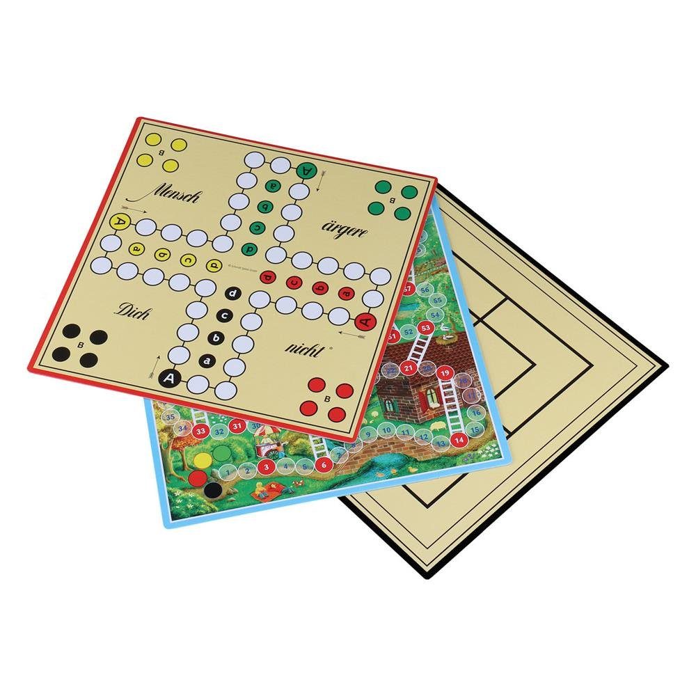 Idena Spielesammlung Spielesammlung mit 150 Spielmöglichkeiten, Spielesammlung, Brettspiele, Würfelspiele, Kartenspiele, Familienspiele