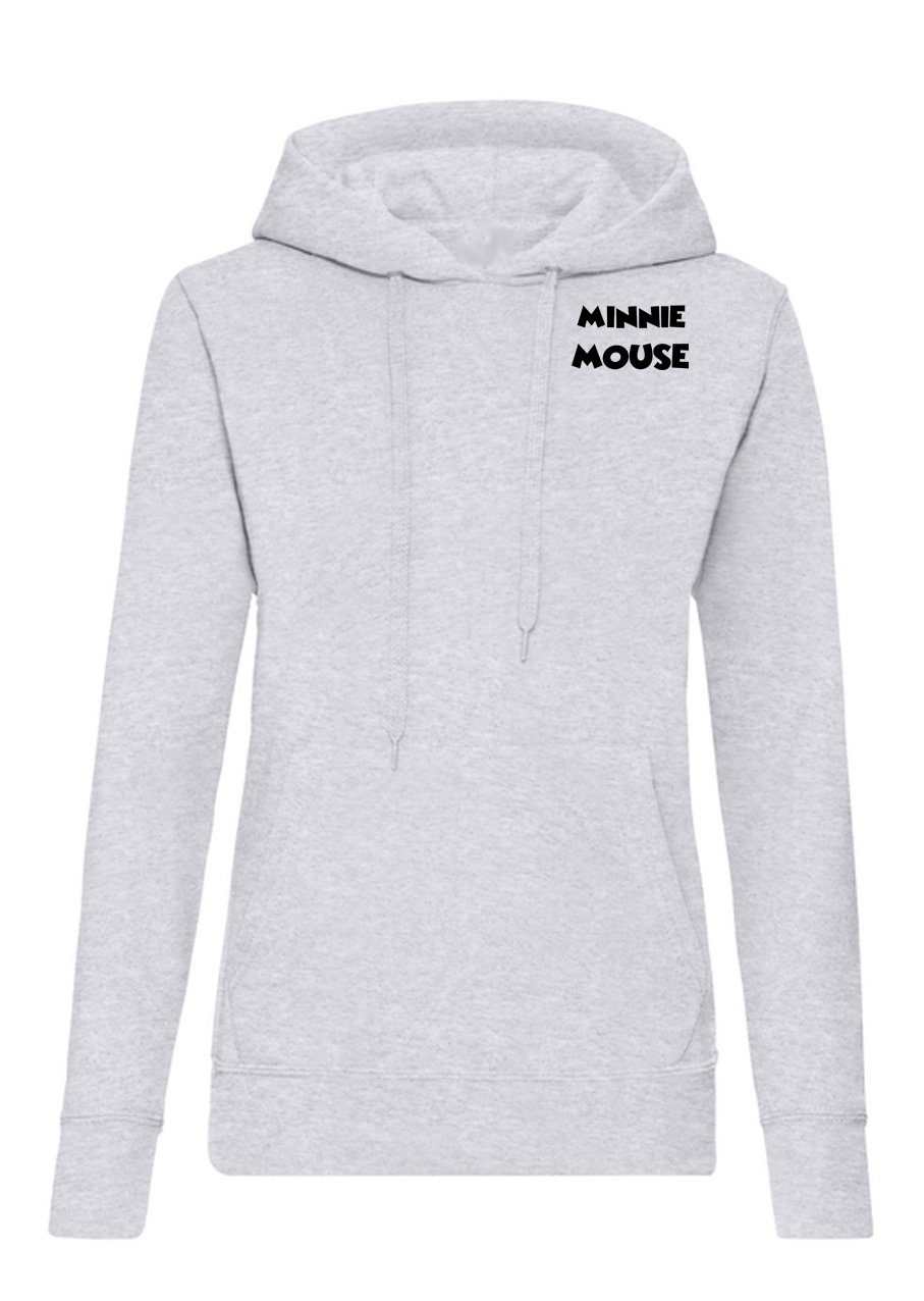 Blondie & Brownie Hoodie Damen Minnie Mouse Mickey Film Serie Cartoon Maus mit Kapuze