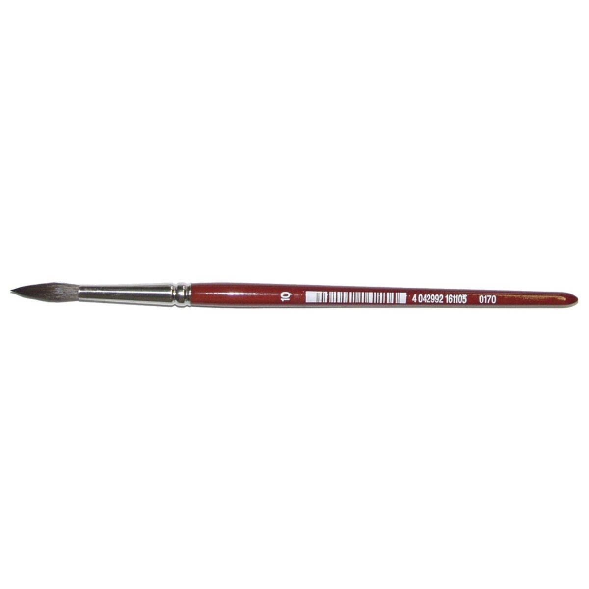 Pinsel Haarpinsel Aquarell Größe 01 rot.