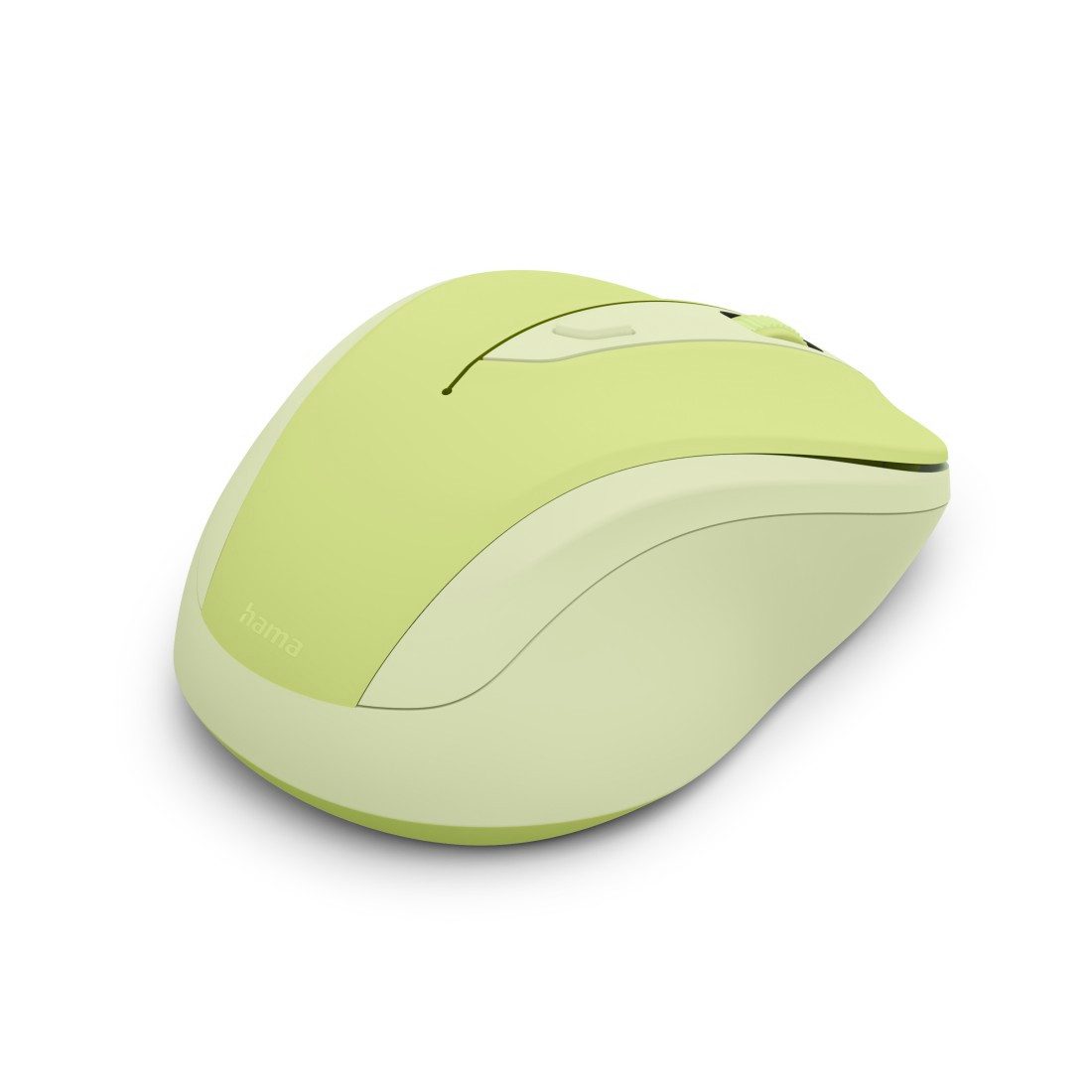 Hama Funkmaus WM-400 ergonomisch optisch 6 Tasten leise Maus (Funk, Ergonomisch, flüsterleise, 6 Tasten, DPI-Schalter, USB-Empfänger)