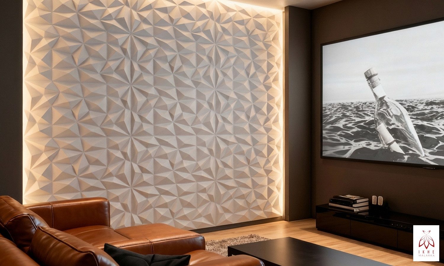 IKHEMalarka 3D Wandpaneel aus Polystyrol Styropor XPS, BxL: 50,00x100,00 cm günstig online kaufen