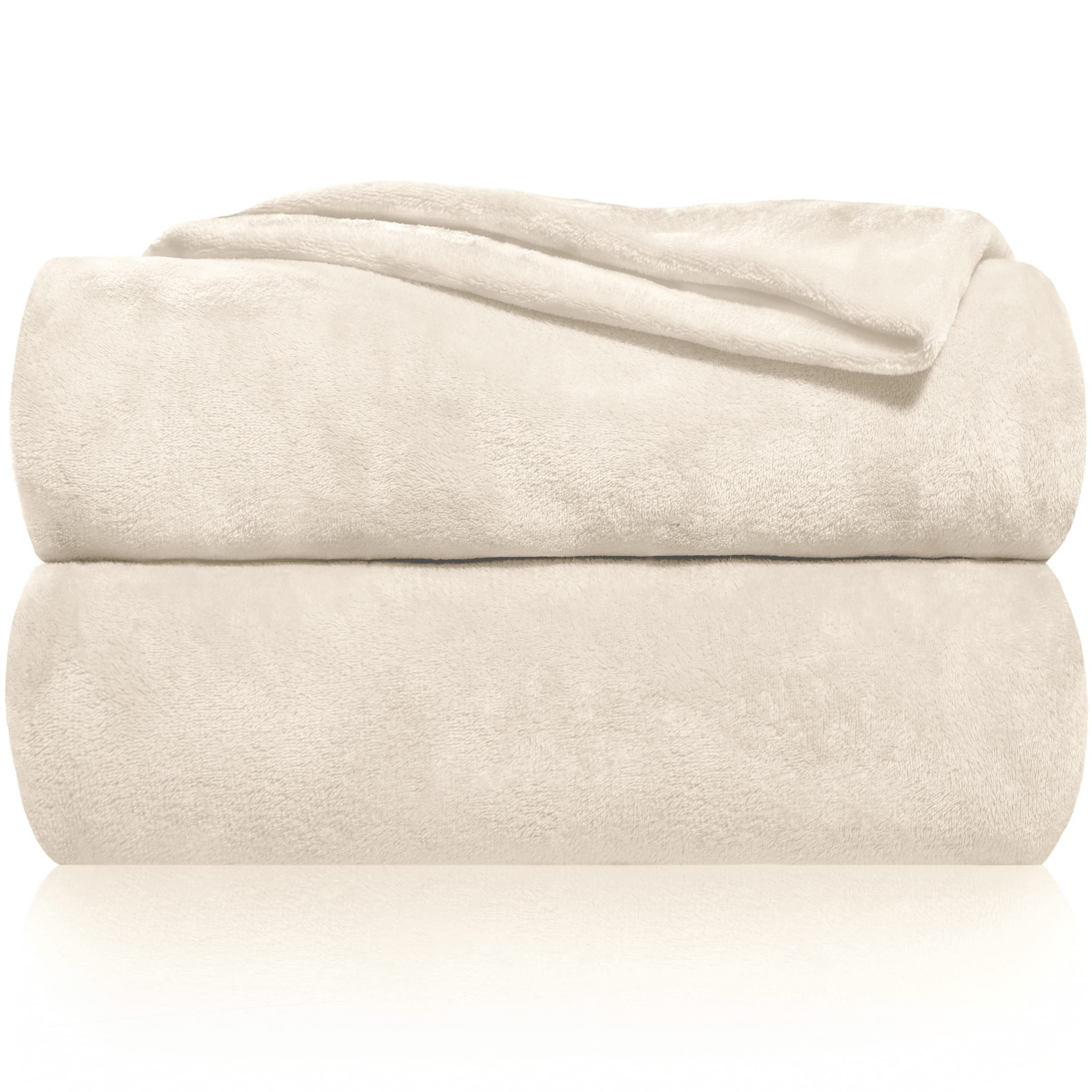 Wohndecke Kuscheldecke super weich & flauschig – warme Fleecedecke