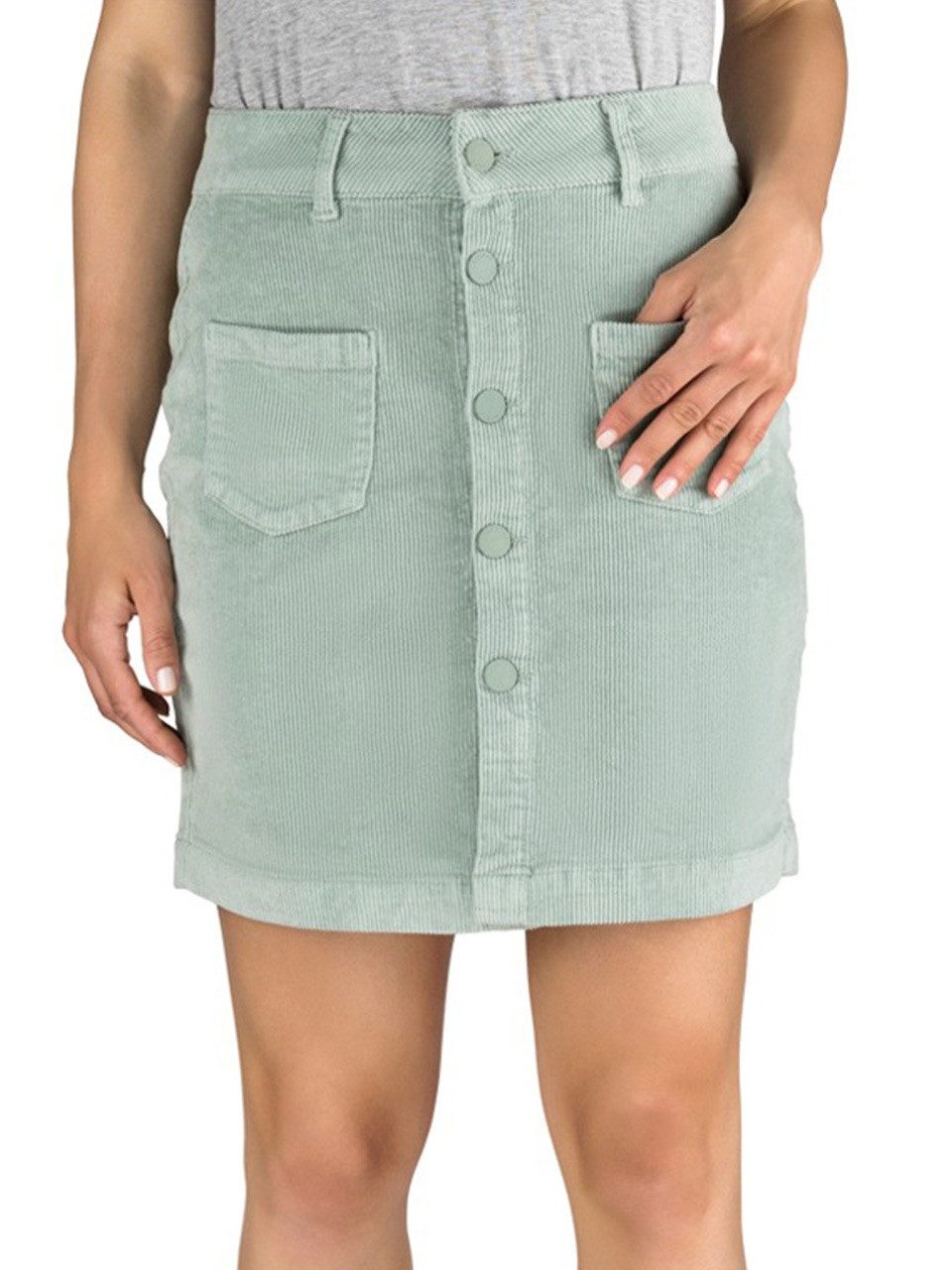 DENIMFY A-Linien-Rock Damen Mini Cord Rock günstig online kaufen