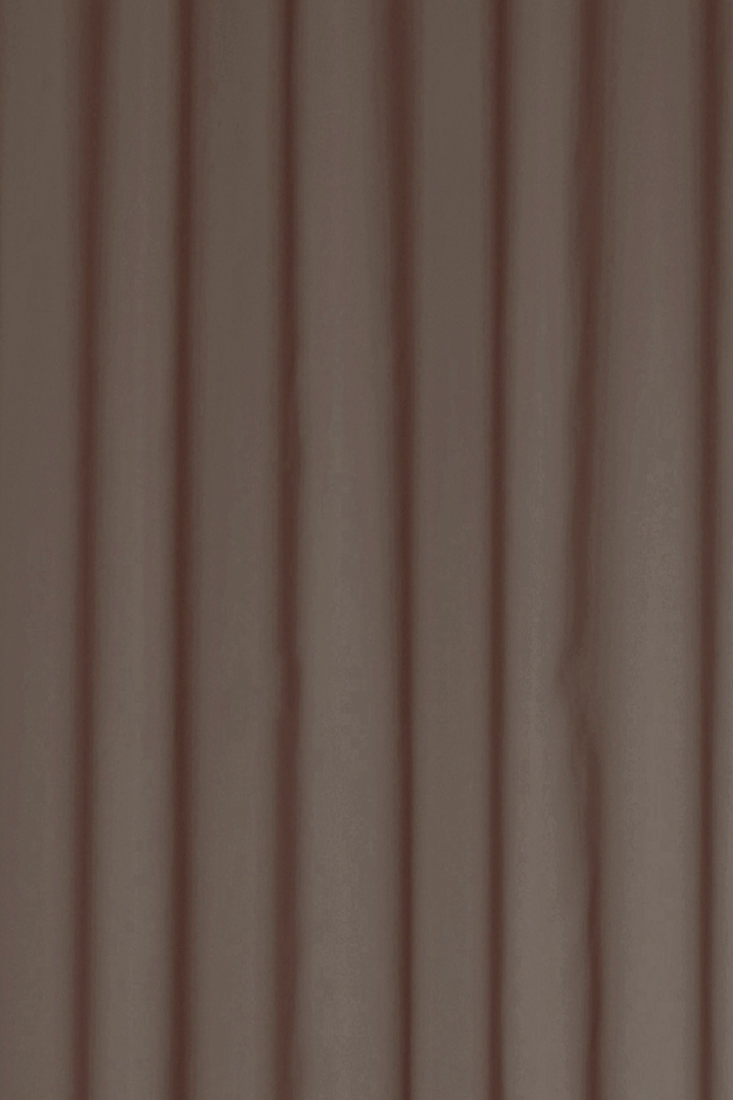 Schlaufen nugat mit transparent halbtransparent, ELBERSDRUCKE, Wohnzimmer, für Kräuselband Voile, Sevilla, St), Schlaufenschal (1 cm 300x140 Gardine