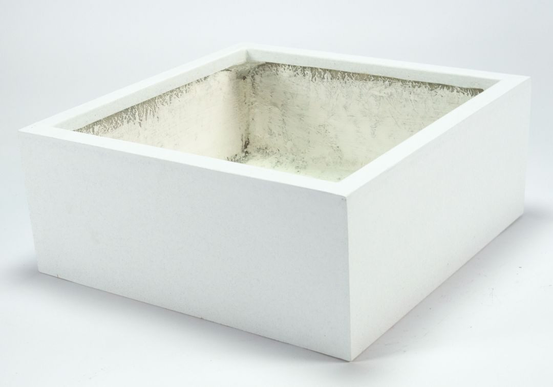 Elegant Einrichten Pflanzkübel Fiberglas niedrige quadratisch günstig online kaufen