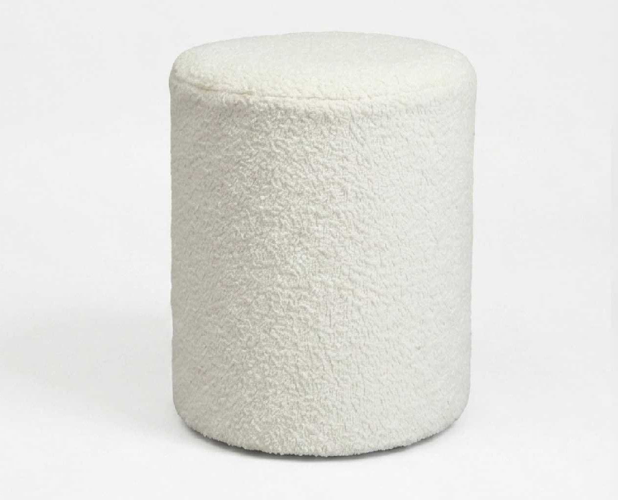 Xlmoebel Polsterhocker Hocker Creme Modern Luxus Sitzhocker Hockerstuhl Sitzhocker (1 St., 1-tlg)