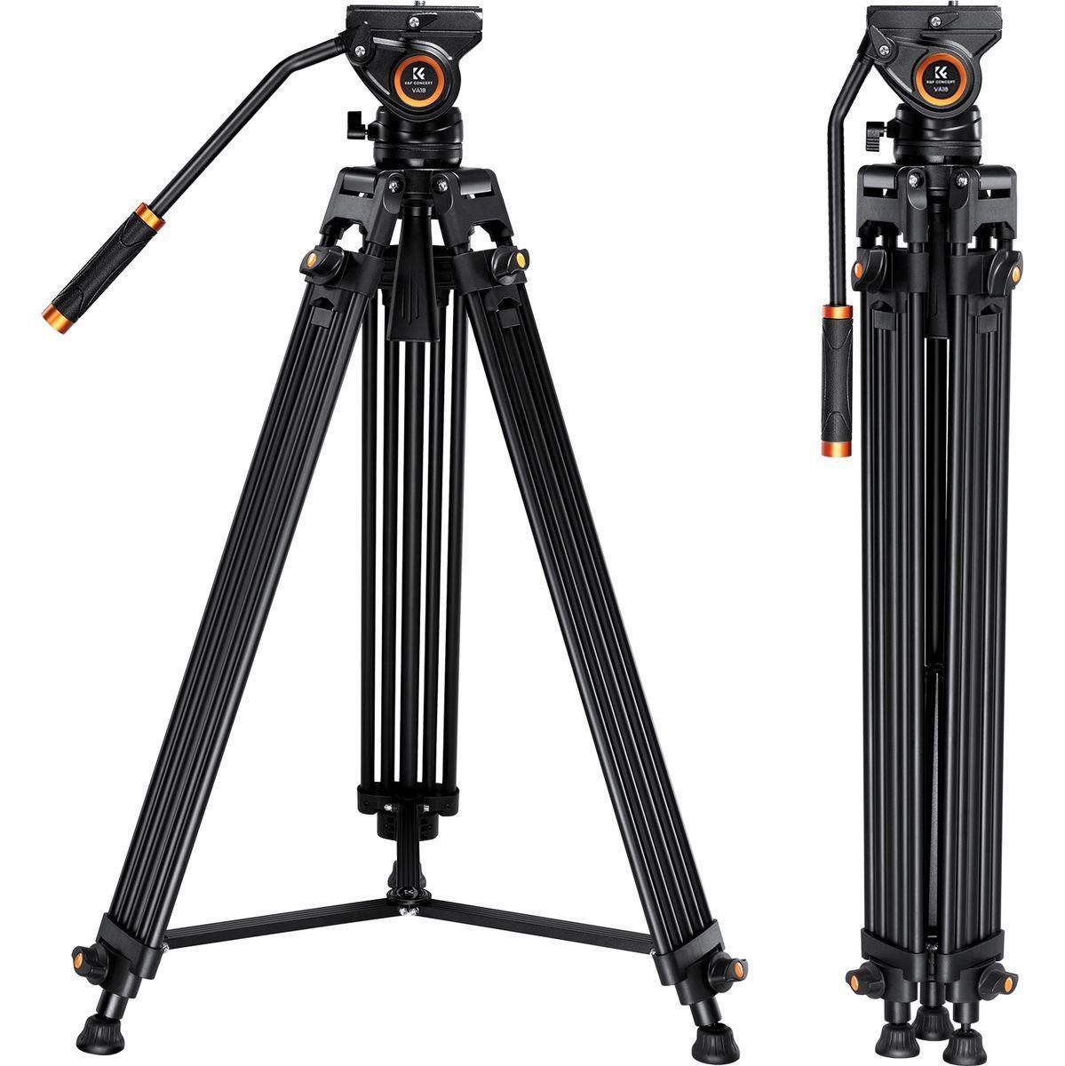 K&F Concept Video Tripod VA18 + VH081 Stativhalterung