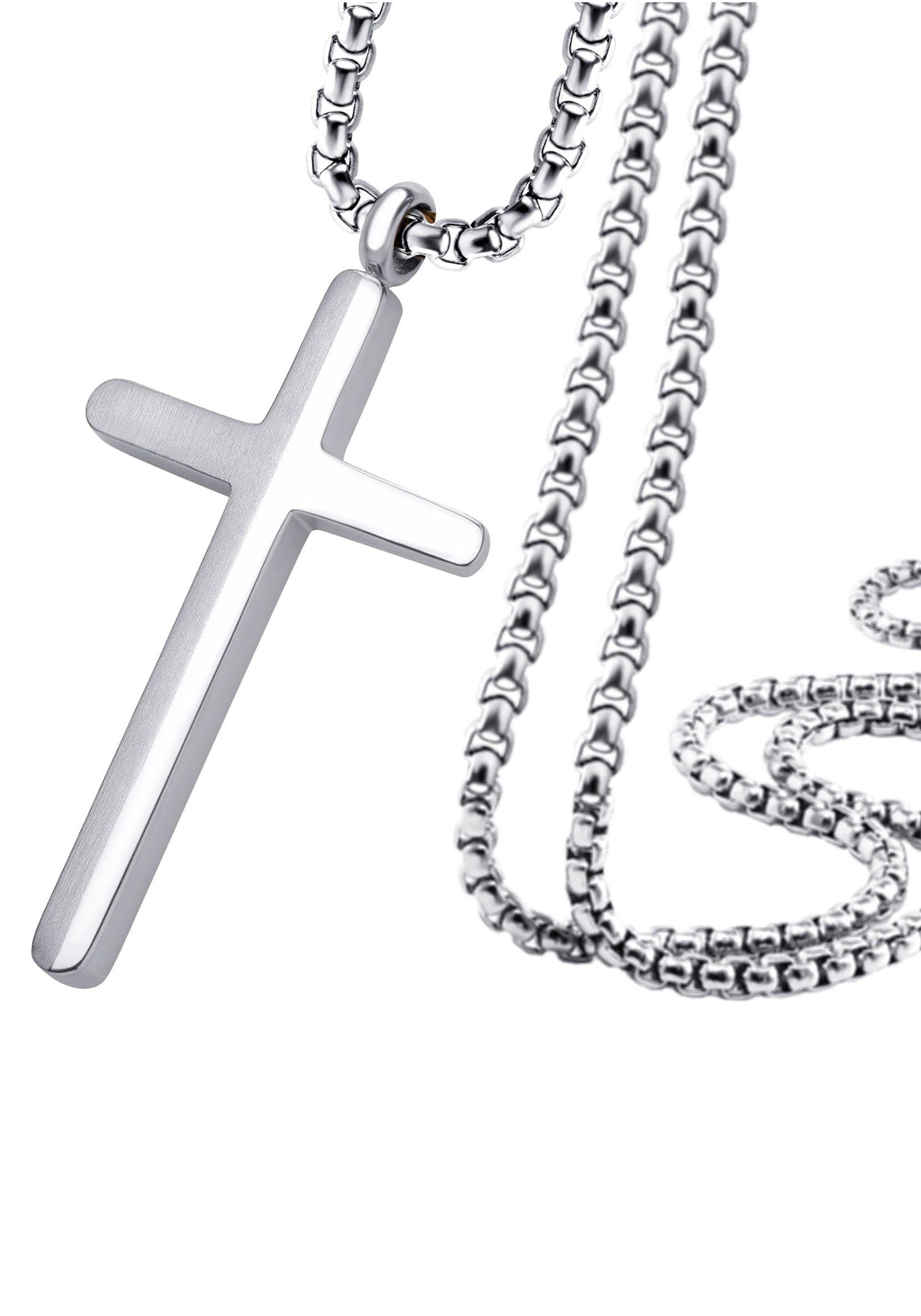 Firetti Kette mit Anhänger Schmuck Geschenk Kreuz
