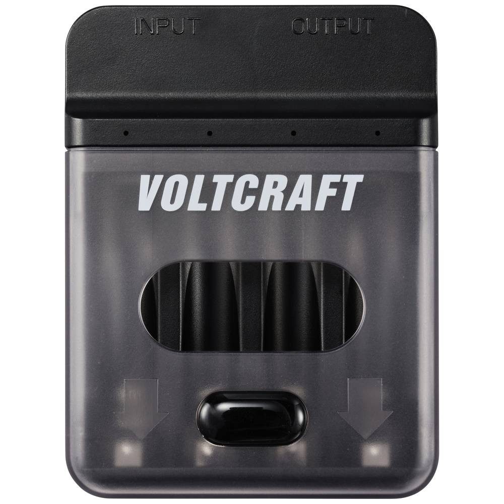 VOLTCRAFT BC4-PB Rundzellen-Ladegerät und Powerbank VC-15151170 Rundzellen-Lader