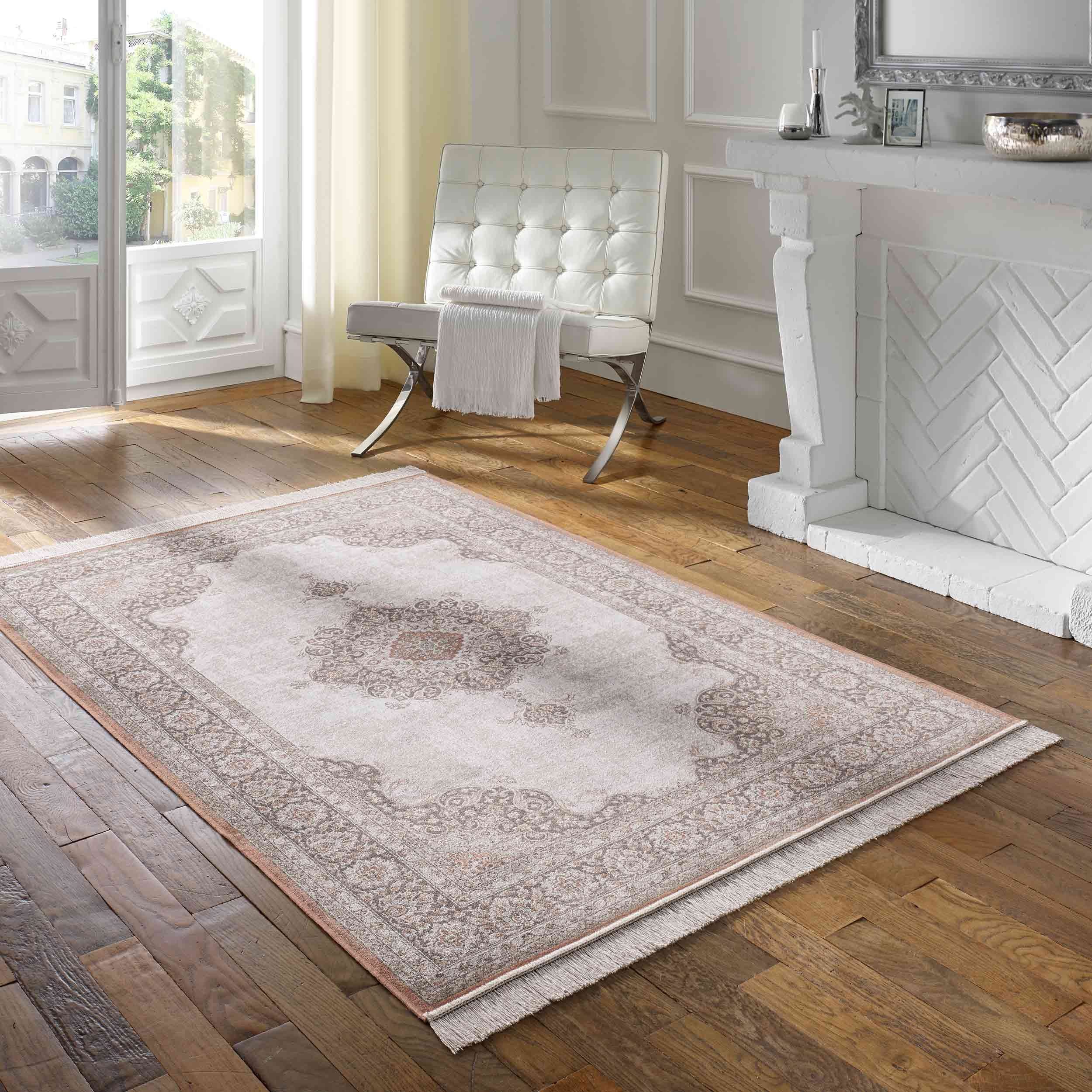 TaraCarpet Teppich Palazzo Royal Vintage Medaillon, rechteckig, Höhe: 6 mm, günstig online kaufen