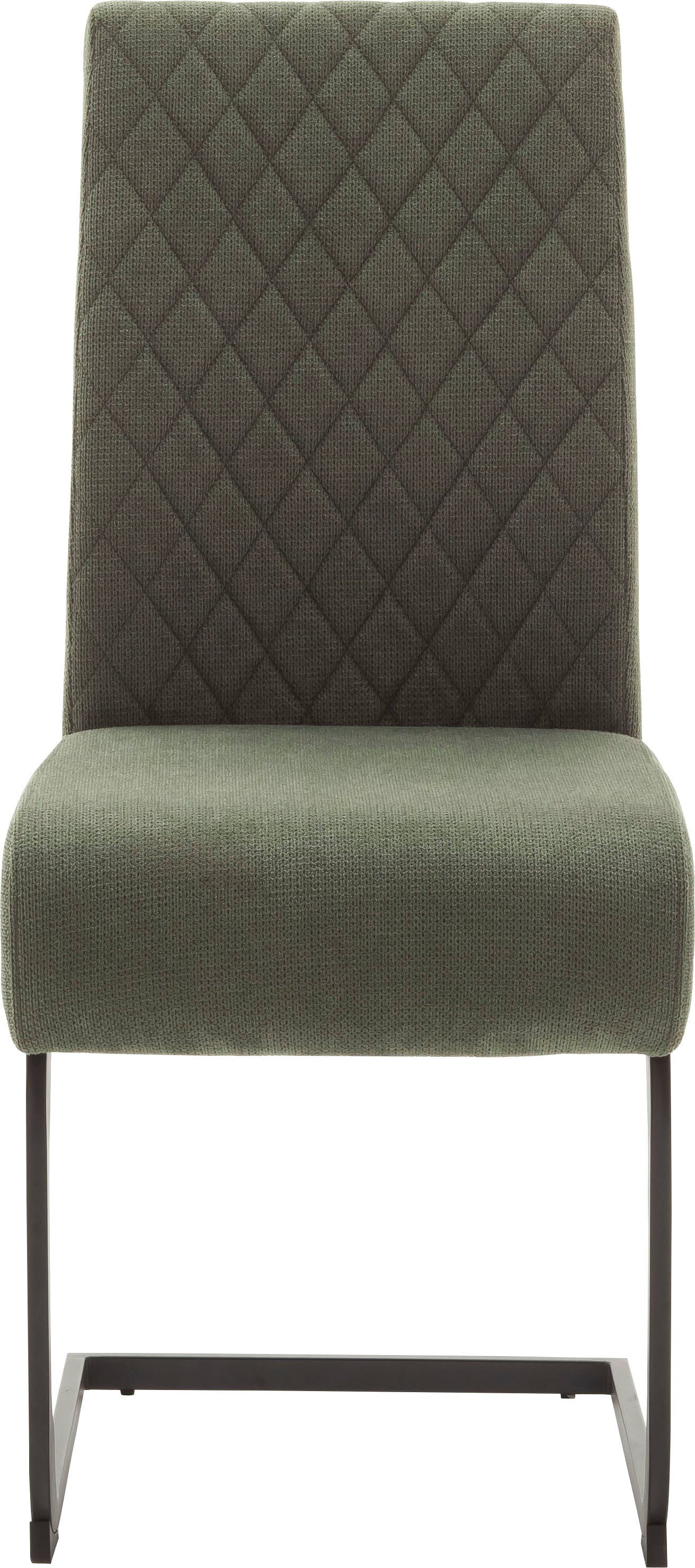 MCA furniture Esszimmerstuhl Derry, mit 49 Komfortsitzhöhe Olive Taschenfederkern, cm