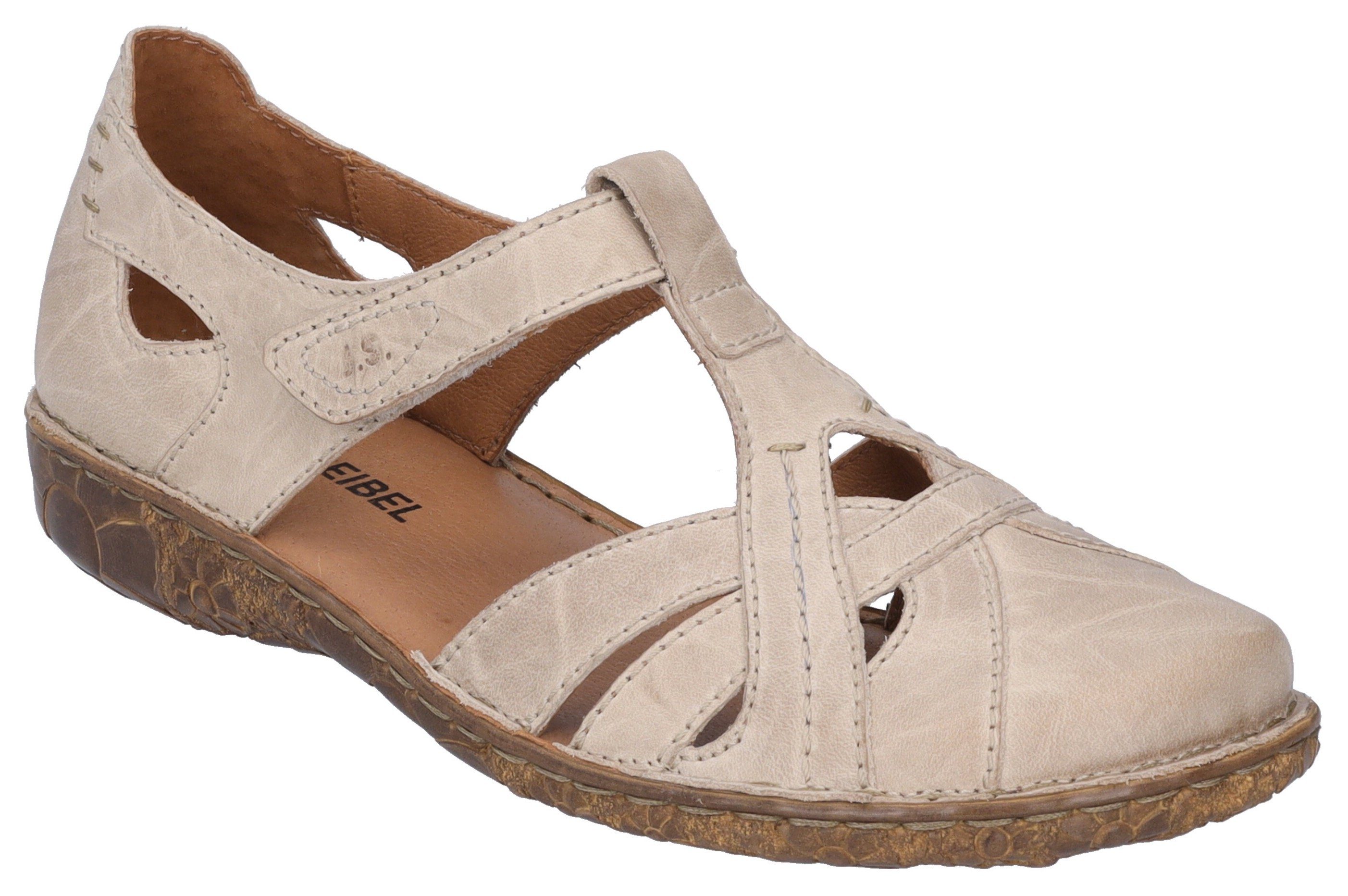 Josef Seibel ROSALIE 29 Klettschuh mit modischer T-Spange creme