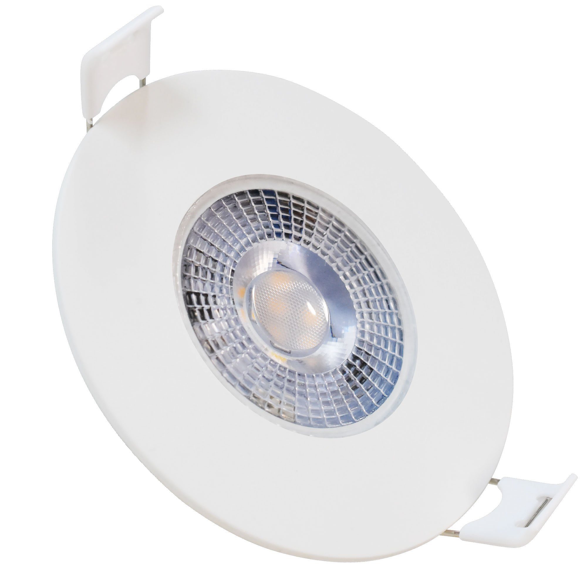 GU10 LED Spot / Strahler 10° Abstrahlwinkel 500lm 6W kalt weiß 6000-6500K  230V, kalt weiß, GU10 LED Strahler, LED Leuchtmittel
