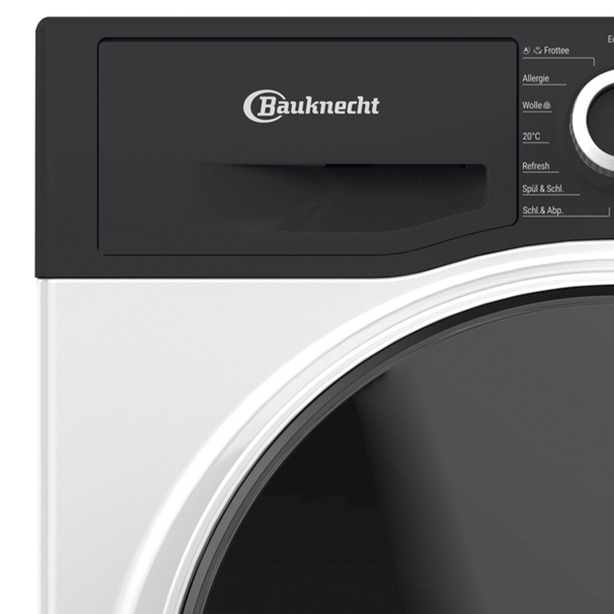 BAUKNECHT Waschmaschine STEAM PLUS 9A2JGSP, 9 kg, 1400 U/min, Stop&Add, Active Mousse, Active Care Color+, Steam