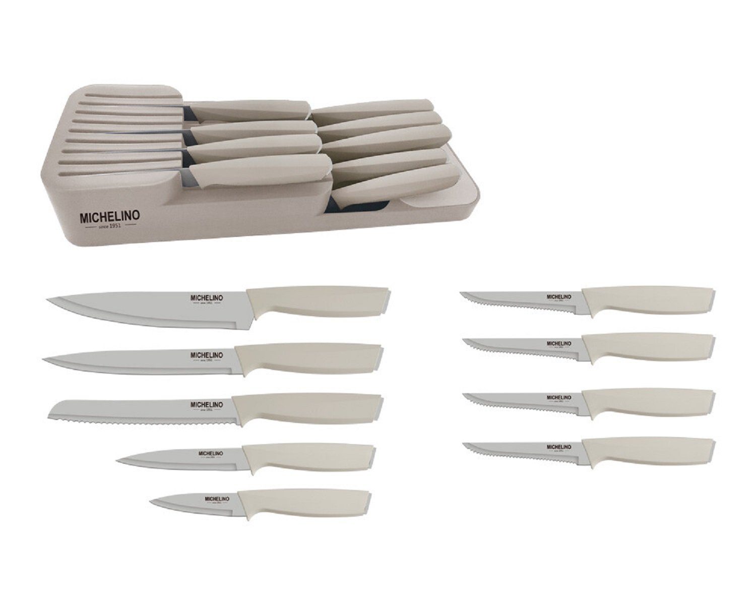 Messer-Set Praktisches 10-teiliges Messerorganizer-Set: für geordnete Küchen