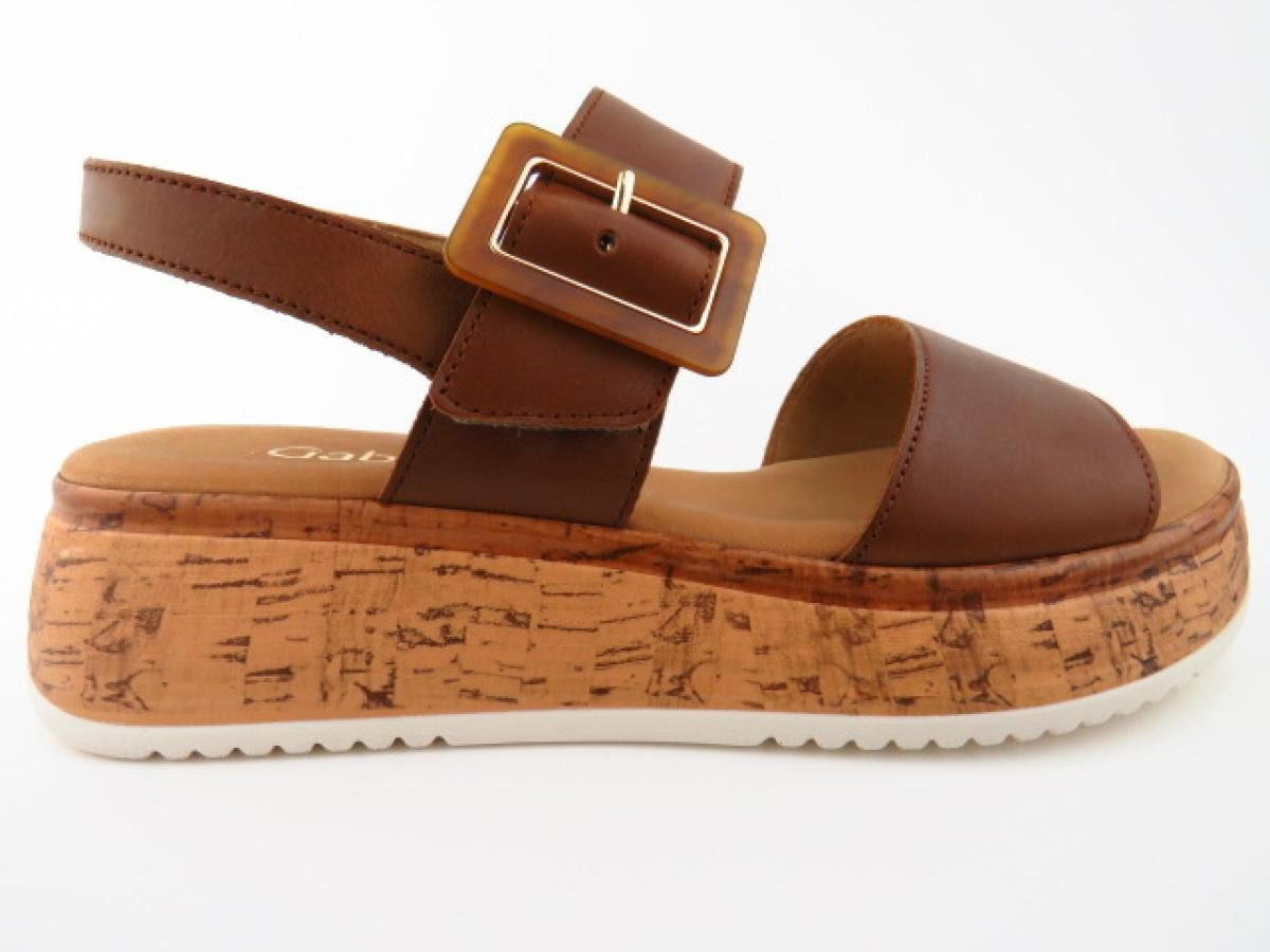 Gabor Comfort Plateau camel Sandale günstig online kaufen